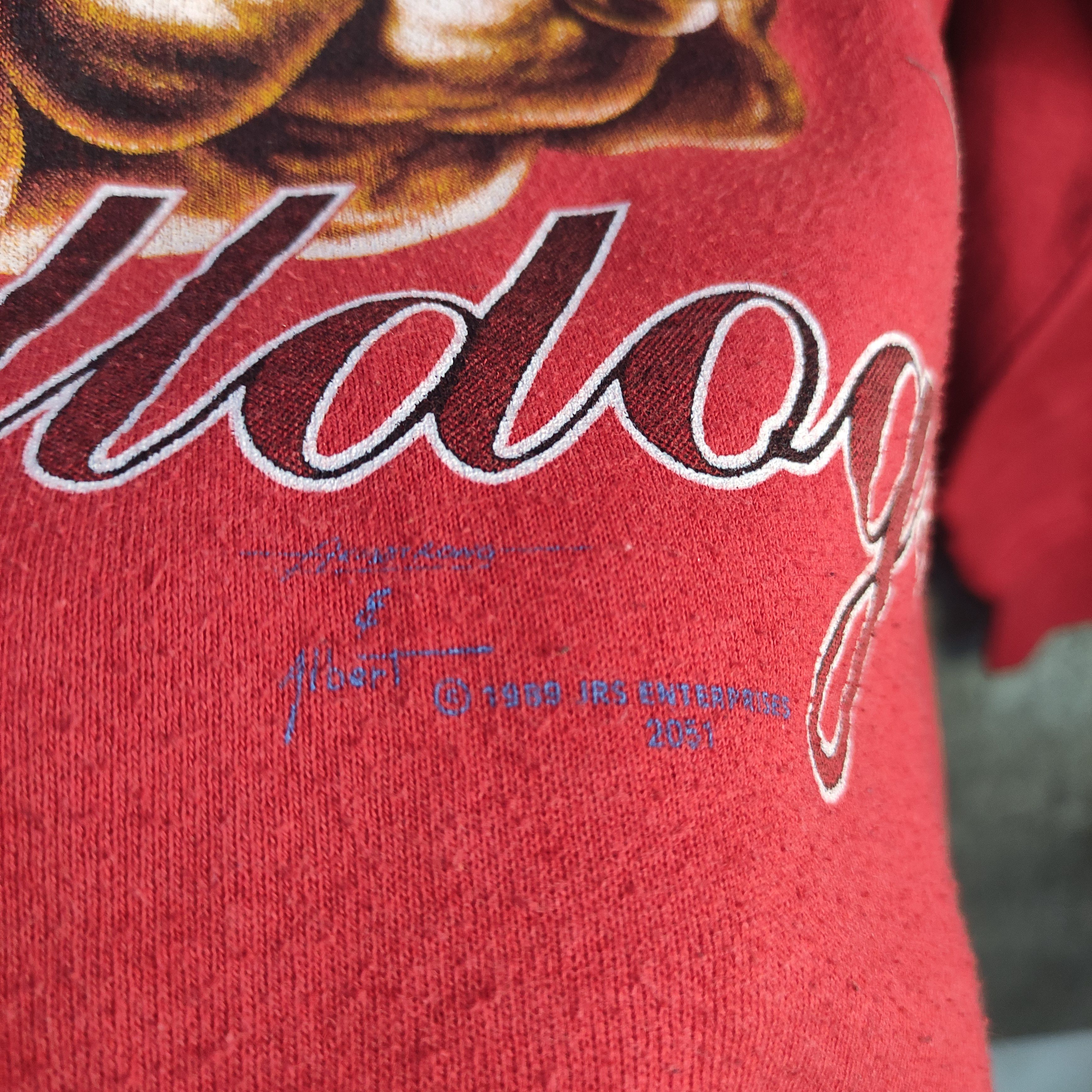 Vintage Vintage - 90s Marine Bulldogs Sweatshirt Size US L / EU 52-54 / 3 - 3 Thumbnail