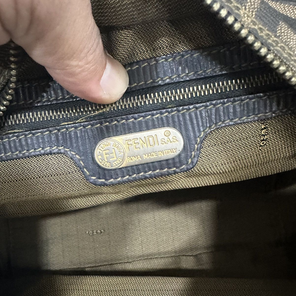 Fendi ‼️LASTDROP‼️ FENDI ZUCCA FF BOSTON MINI TWO WAY HANDBAG Size ONE SIZE - 12 Thumbnail