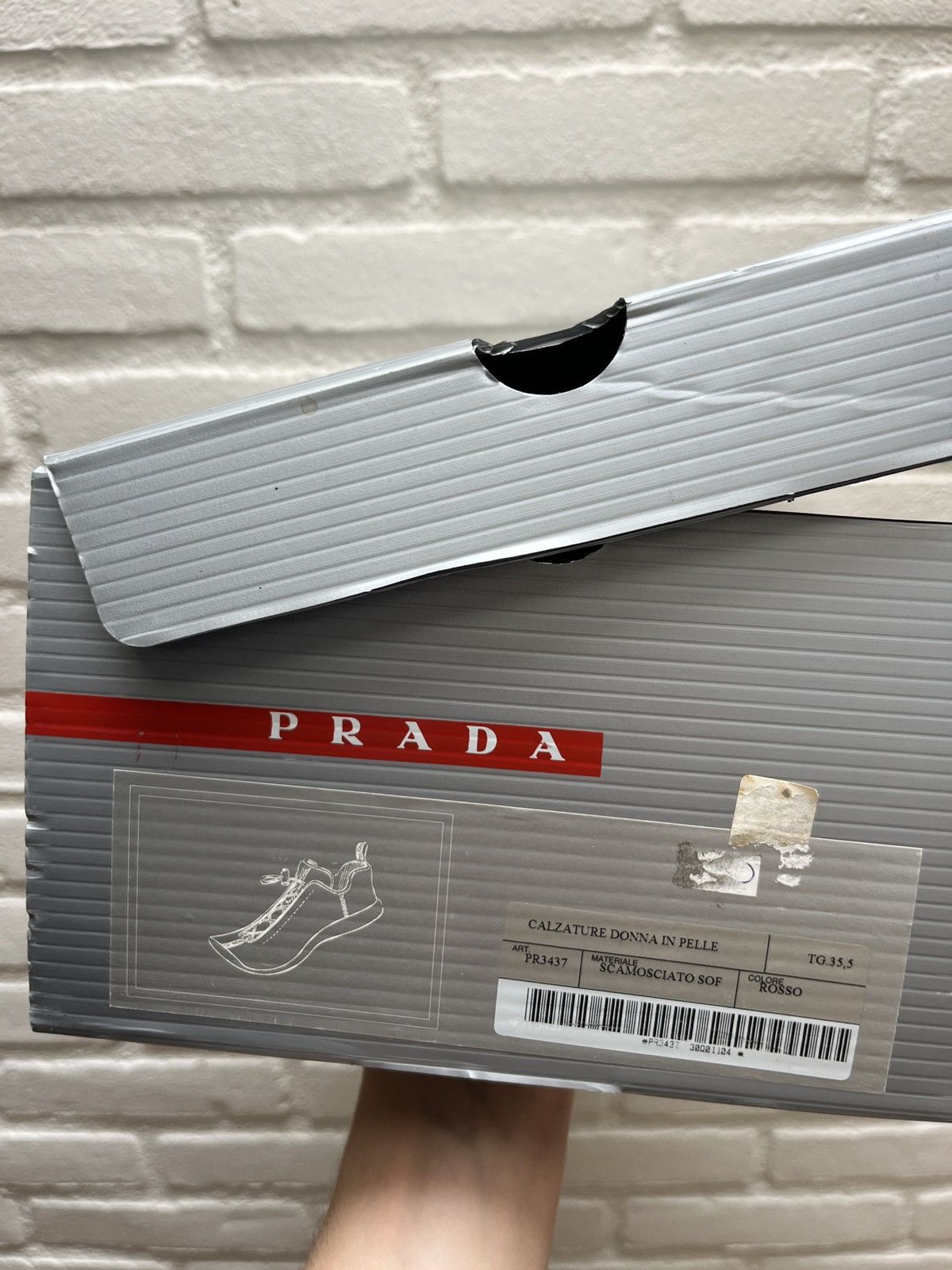 Prada Prada sport F/W 1999 linea Rossa suede sneakers Size US 4.5 / IT 34.5 - 15 Thumbnail