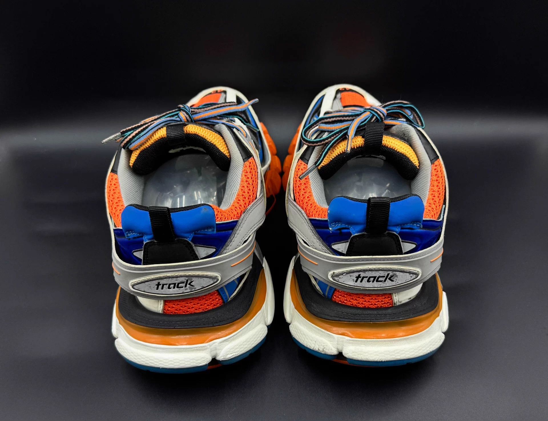 Balenciaga Balenciaga Track 1.0 Lace-up Low Top Dad Shoe Men's Wht/Org Size US 9 / EU 42 - 5 Thumbnail