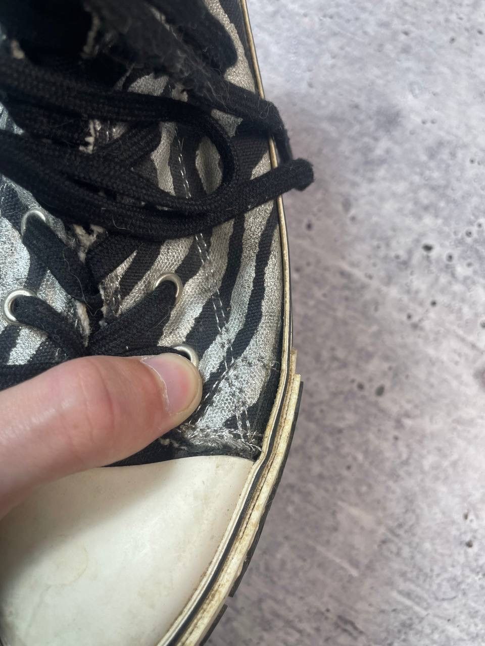 Ed Hardy Vintage Ed Hardy Christian Audigier Skull Printed Shoes Y2K Size US 8 / IT 38 - 9 Thumbnail
