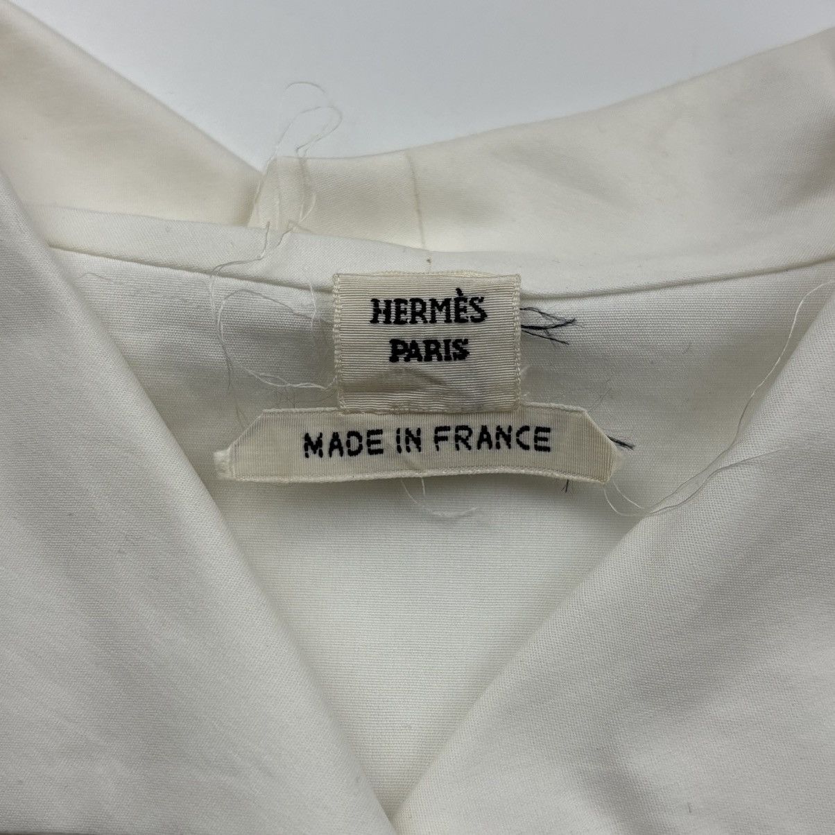 Hermes Hermès Cropped Cotton Shirt Size XS / US 0-2 / IT 36-38 - 7 Thumbnail