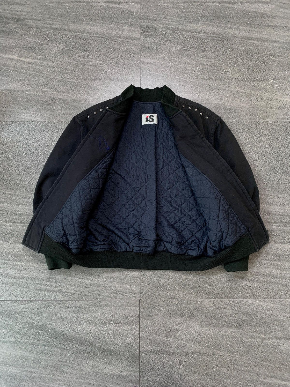 Issey Miyake FREE TAX ! 80s IS Logo Bomber Jacket Size US M / EU 48-50 / 2 - 4 Thumbnail