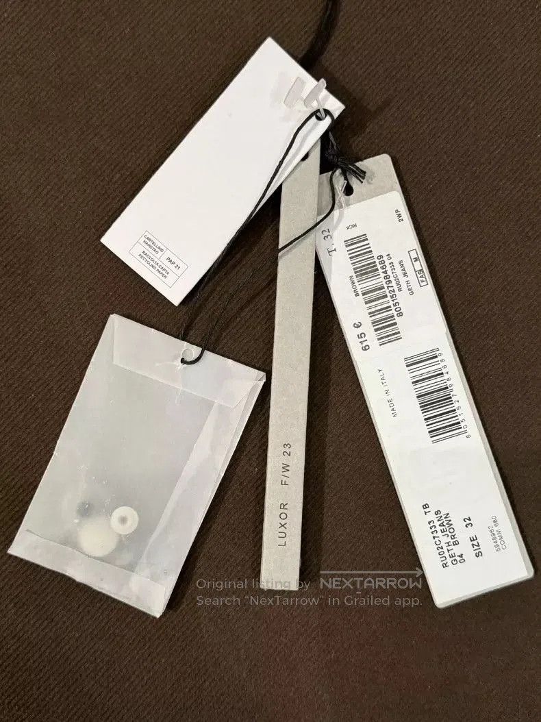 Rick Owens Rick Owens main line wide. Size US 33 - 5 Thumbnail