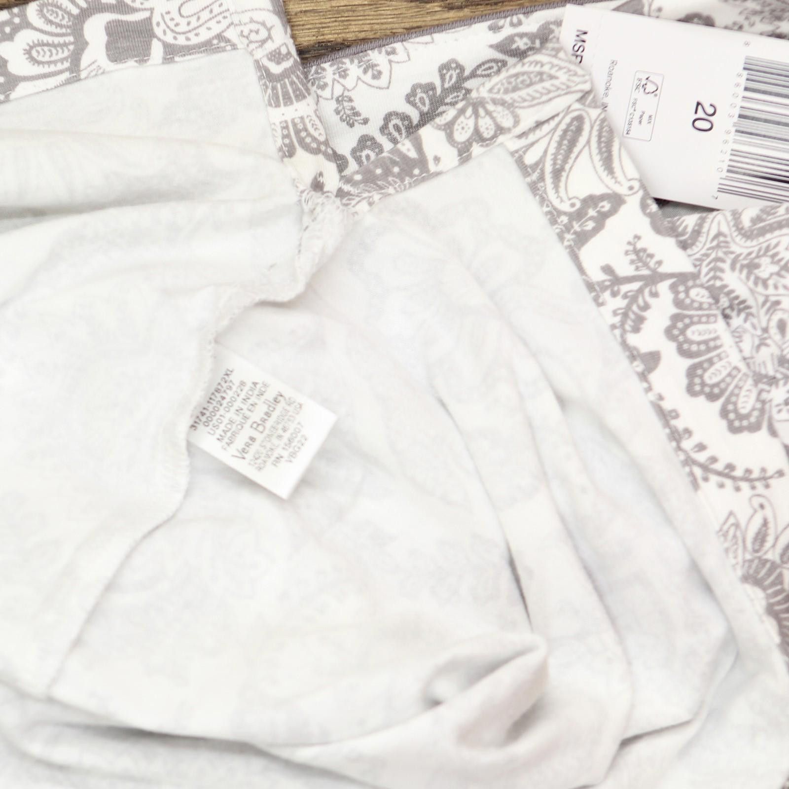 Other Nwt Vera Bradley Set Shirt And Shorts Java Lace Gray 2xl Size XXL / US 16-18 / IT 52-54 - 8 Thumbnail