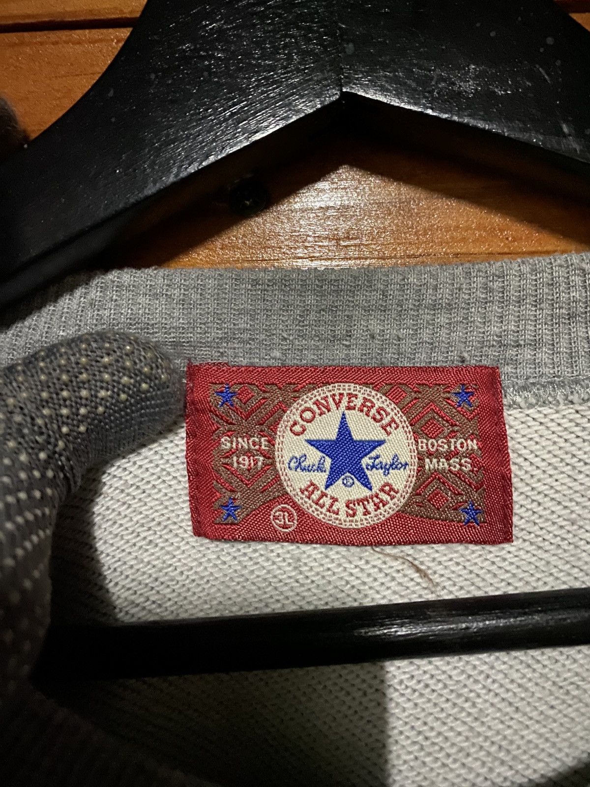 Converse Vintage Converse All Star Crewneck Sweatshirt – 1990s Grey Size US XXL / EU 58 / 5 - 7 Thumbnail