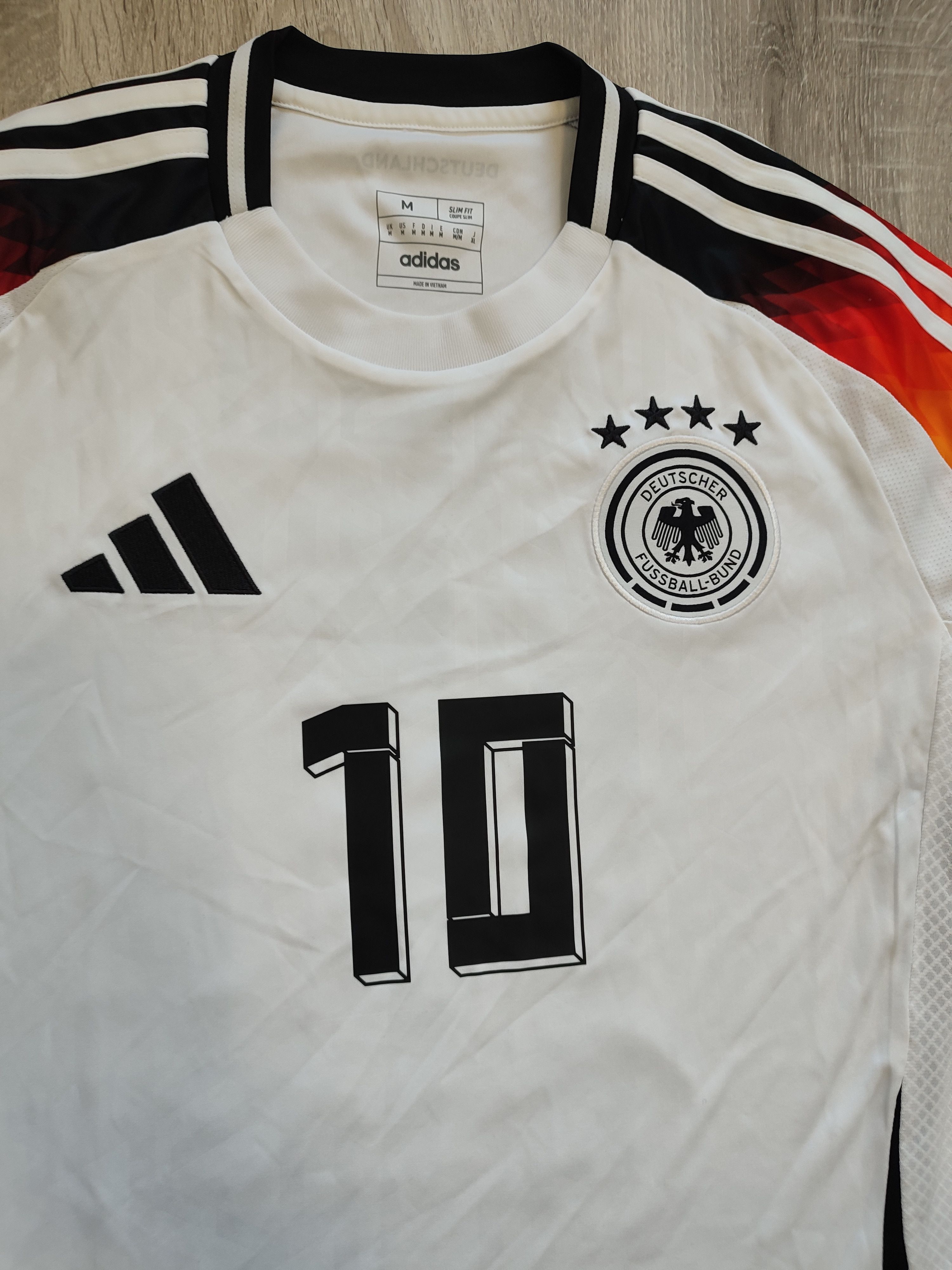 Adidas GERMANY 2024 HOME EURO #10 MUSIALA football r jersey shirt Size US M / EU 48-50 / 2 - 6 Thumbnail
