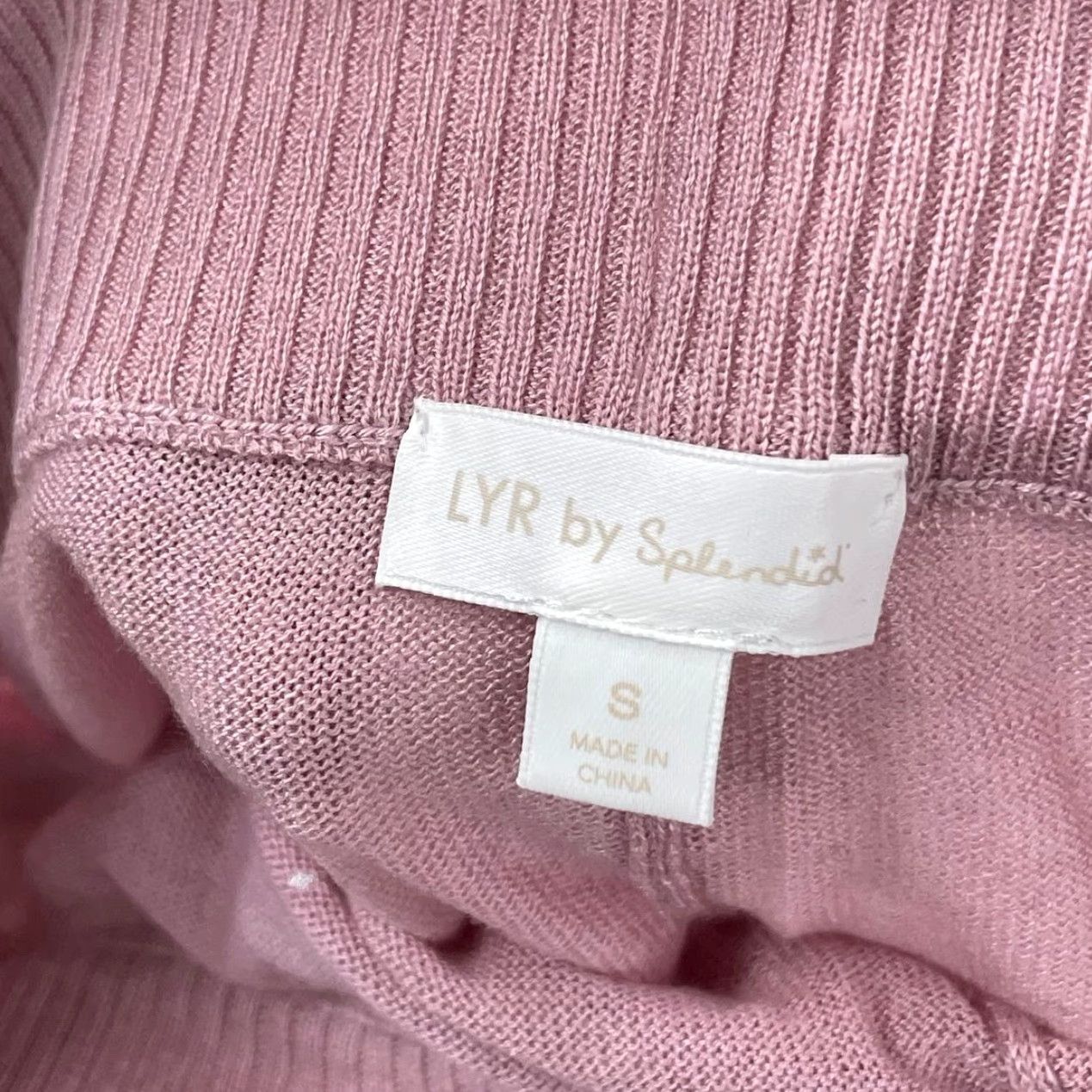 SPLENDID Sweatpants Women's Size S Petal Lightweight LoopKnit LYR Sweaterpants Pink