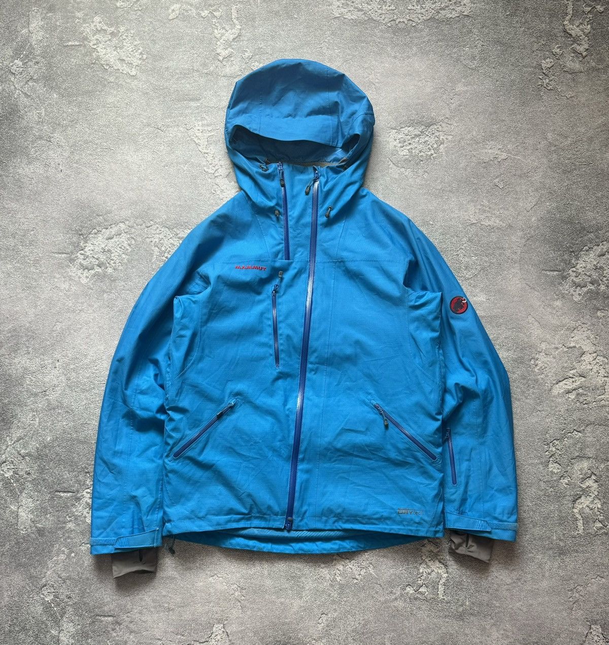Mammut Mammut L man blue zip hooded jacket drytech windbreaker ski Size US L / EU 52-54 / 3 - 5 Thumbnail