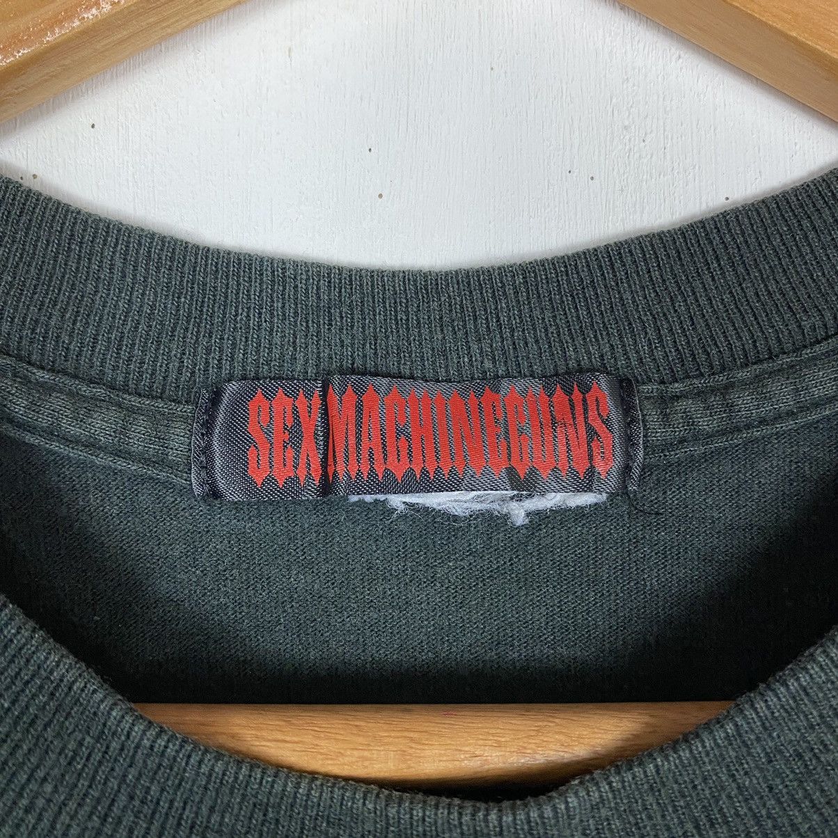 Band Tees × Vintage VINTAGE SEX MACHINEGUNS JAPANESE HEAVY METAL BAND TEE Size US M / EU 48-50 / 2 - 8 Thumbnail