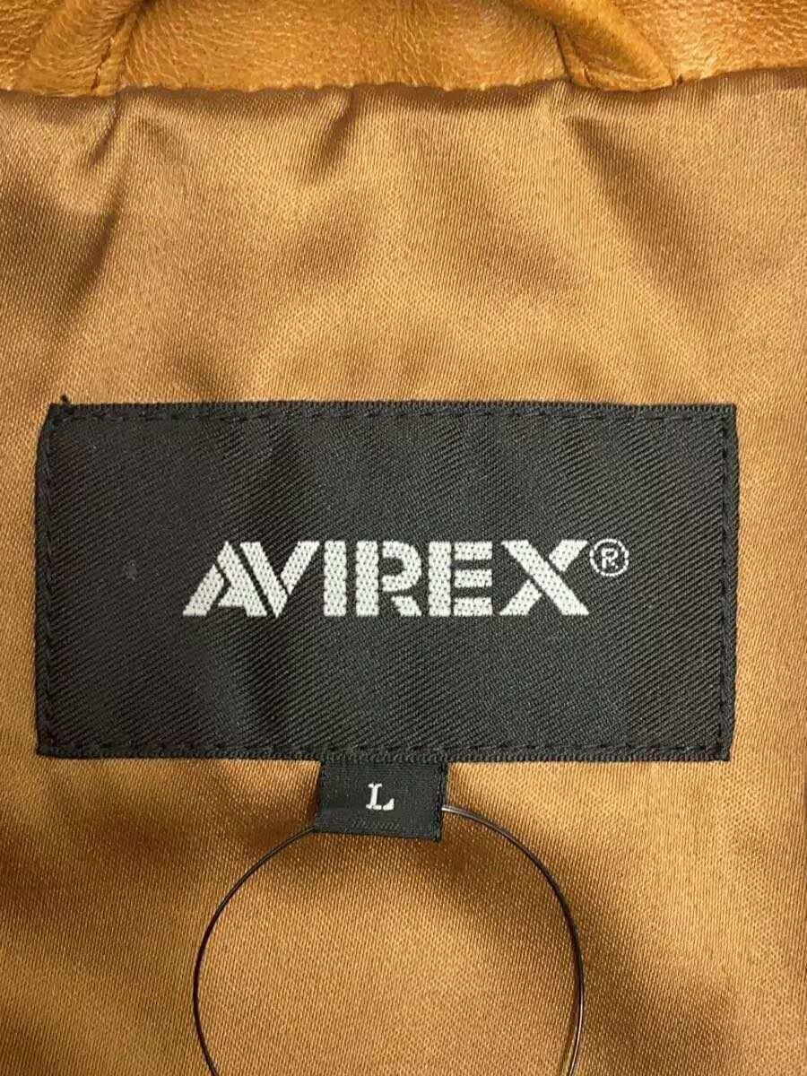 Avirex Avirex Stand Zip Riders Sheepskin Leather Jacket Blouson Size US L / EU 52-54 / 3 - 3 Thumbnail