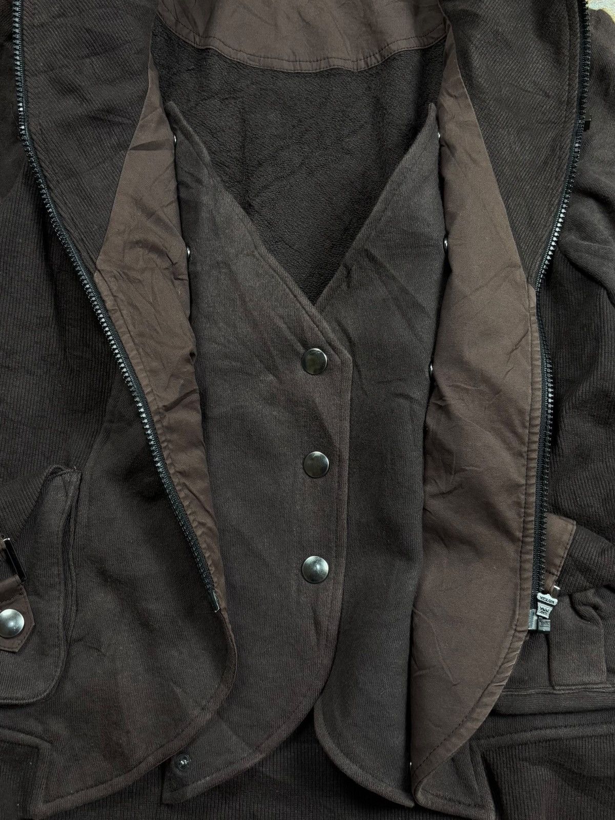 Le Grande Bleu (L.G.B.) 2000s Look Low - Double Chest Gimp Hooded Jacket Size US M / EU 48-50 / 2 - 10 Thumbnail