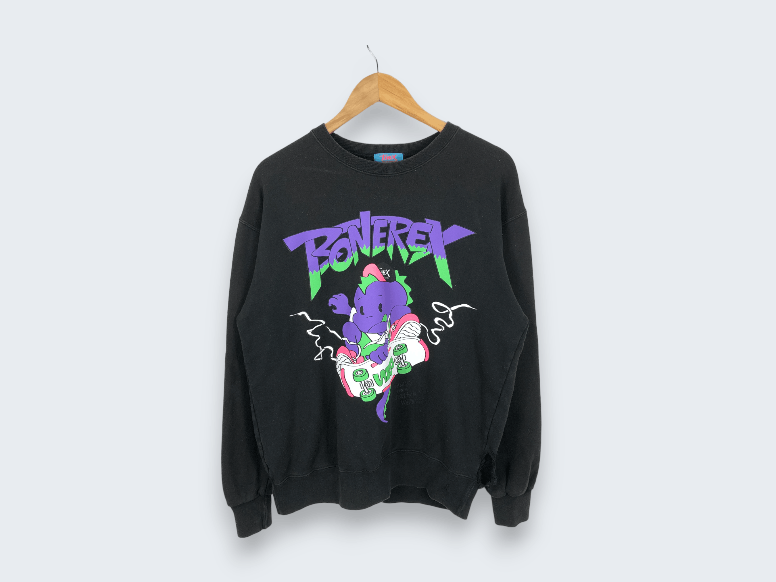 Japanese Brand × Vintage Vintage Bonerex Mirror Print Sweatshirt SWT123 Size US L / EU 52-54 / 3 - 1 Thumbnail