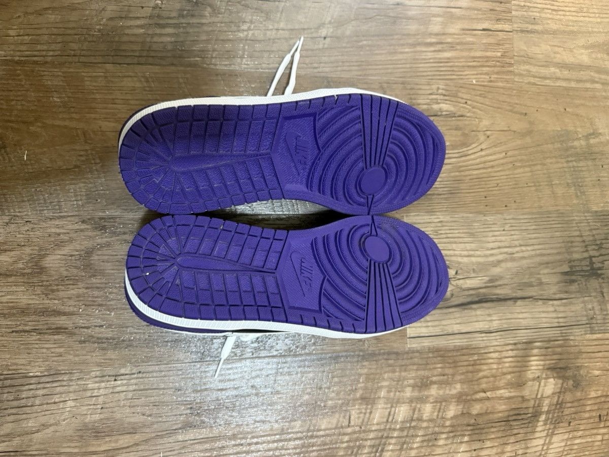 Jordan Brand Jordan 1 Low Court Purple Black Size US 11 / EU 44 - 3 Thumbnail