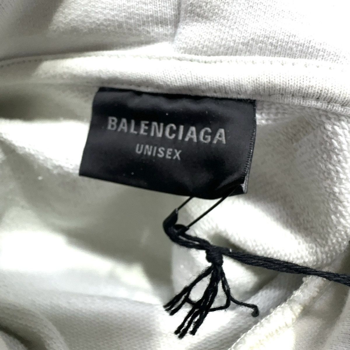 Balenciaga BALENCIAGA Hoodie.com White Sz 3 Size US L / EU 52-54 / 3 - 3 Thumbnail