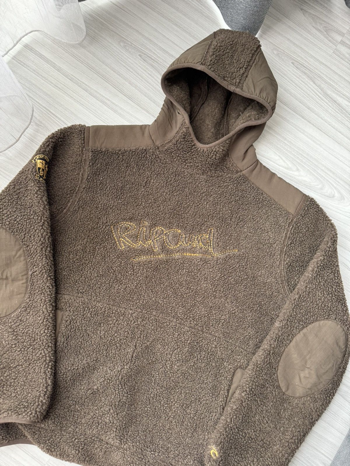 Rip Curl × Vintage Vintage Rip Curl Deep Pile Fleece Balaclava Hood Size US M / EU 48-50 / 2 - 13 Thumbnail