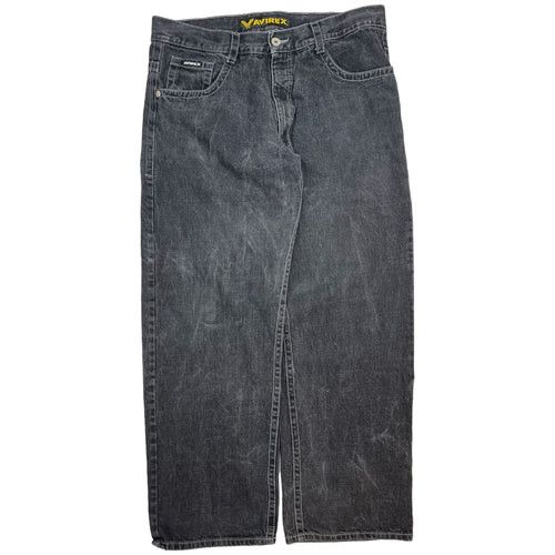 image of Y2K Vintage Avirex Jeans Washed Black, Men's (Size 40)