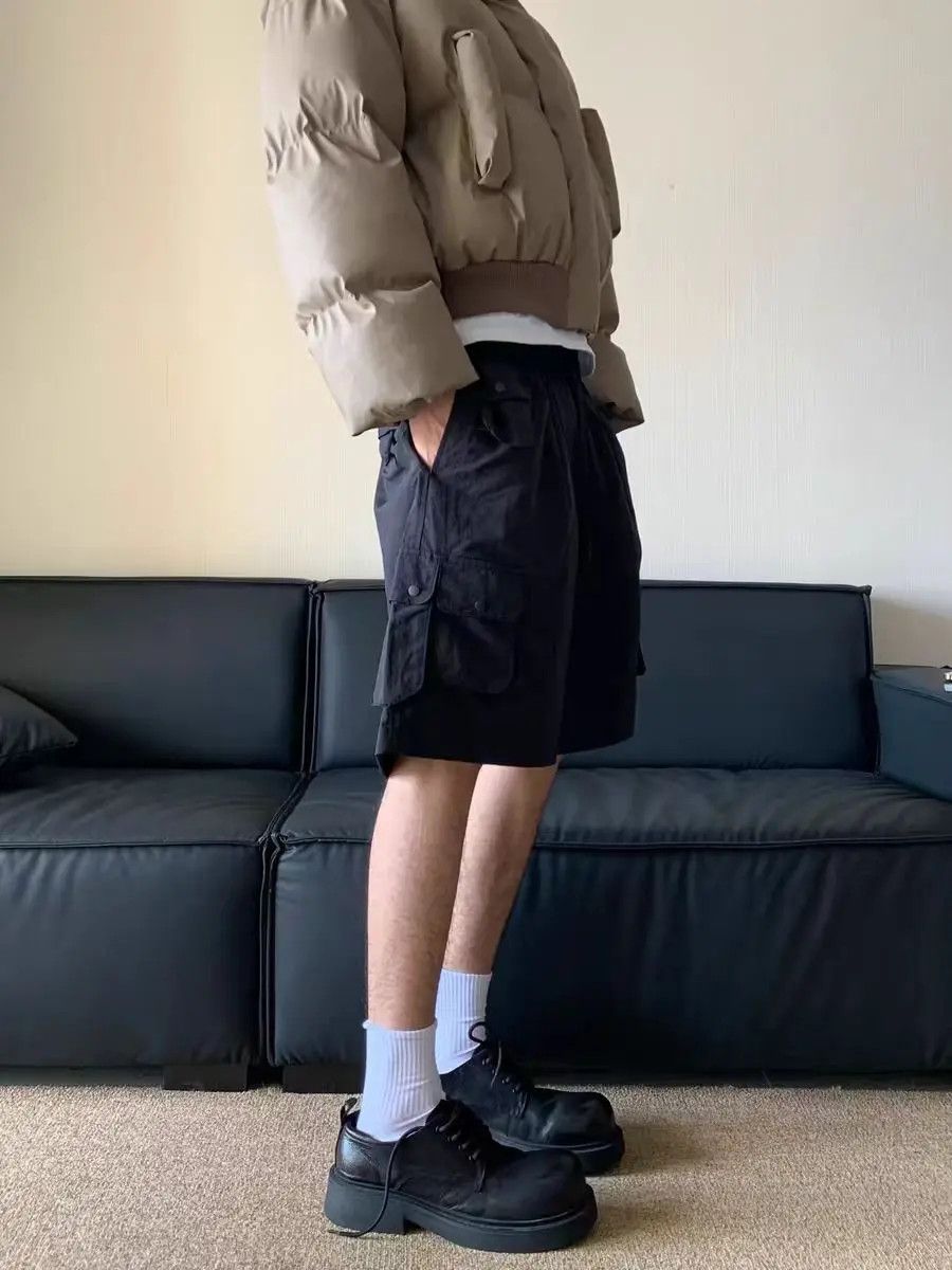Japanese Brand × Vintage Casual Loose Multi-Pocket Shorts Size US 28 / EU 44 - 2 Thumbnail