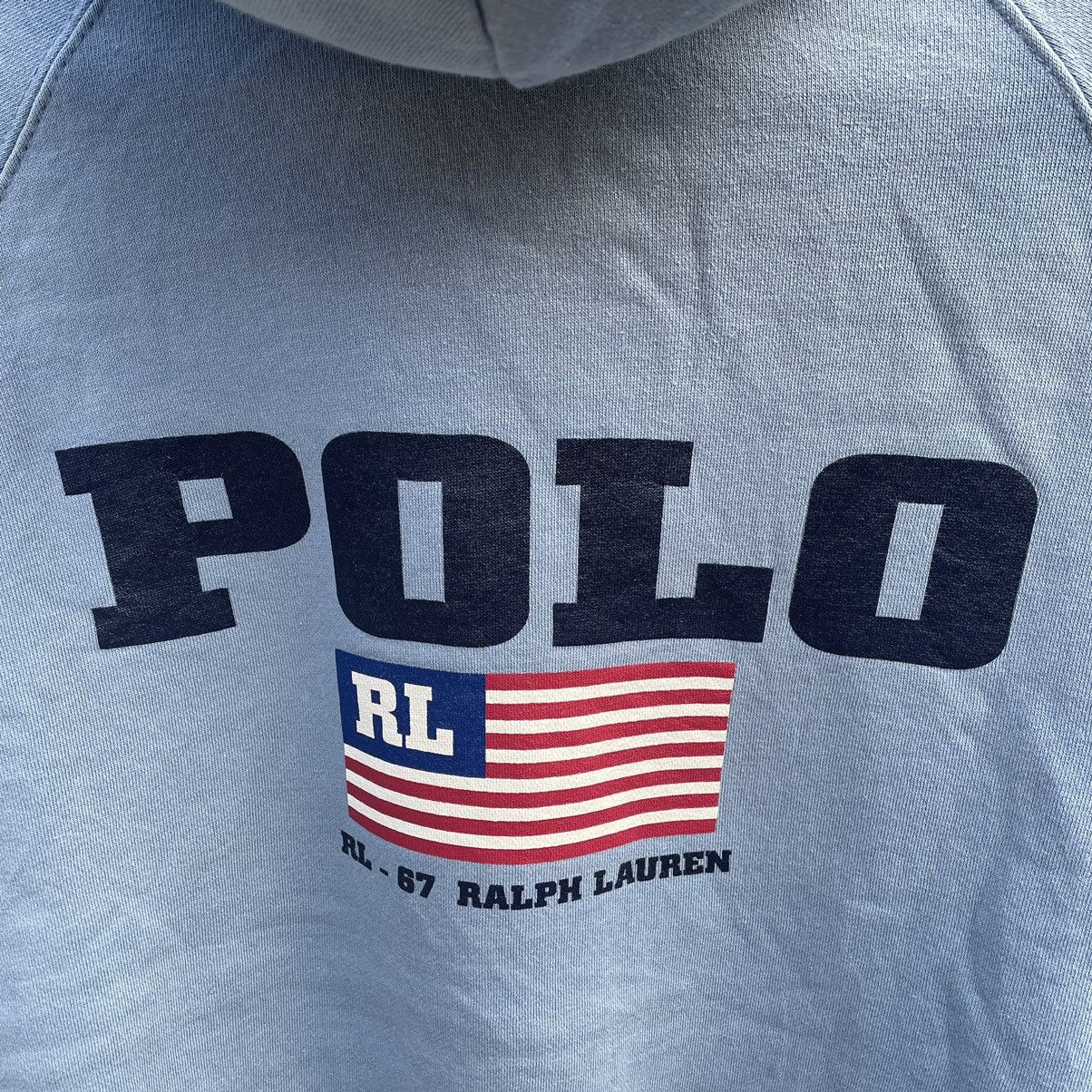 Polo Ralph Lauren × Ralph Lauren × Vintage 🔥Vintage 90s Polo Sports Ralph Lauren Full Zipper Hoodie Size US L / EU 52-54 / 3 - 2 Thumbnail