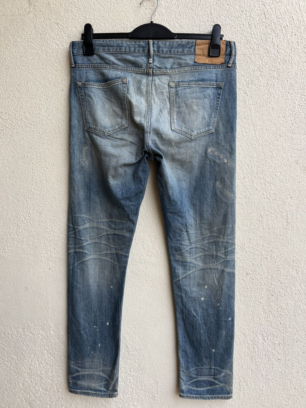 Japan Blue Jeans Dirty Mud Japan Blue Distressed Denim Stretch Sun Set Jeans Size US 32 / EU 48 - 23 Thumbnail