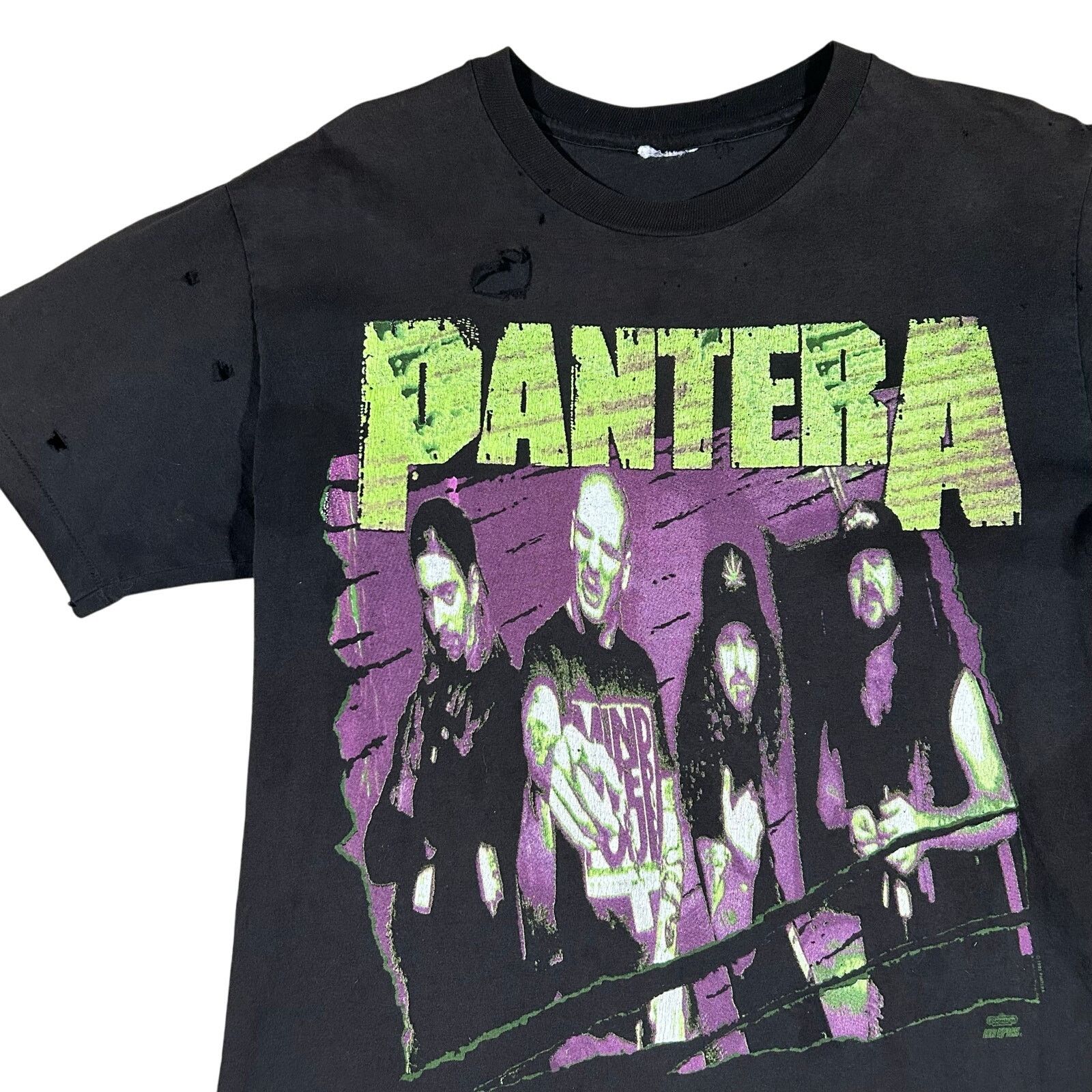 Vintage Vintage 1992 Pantera Beyond Driven Thrashed T- Shirt 90's Size US L / EU 52-54 / 3 - 2 Thumbnail