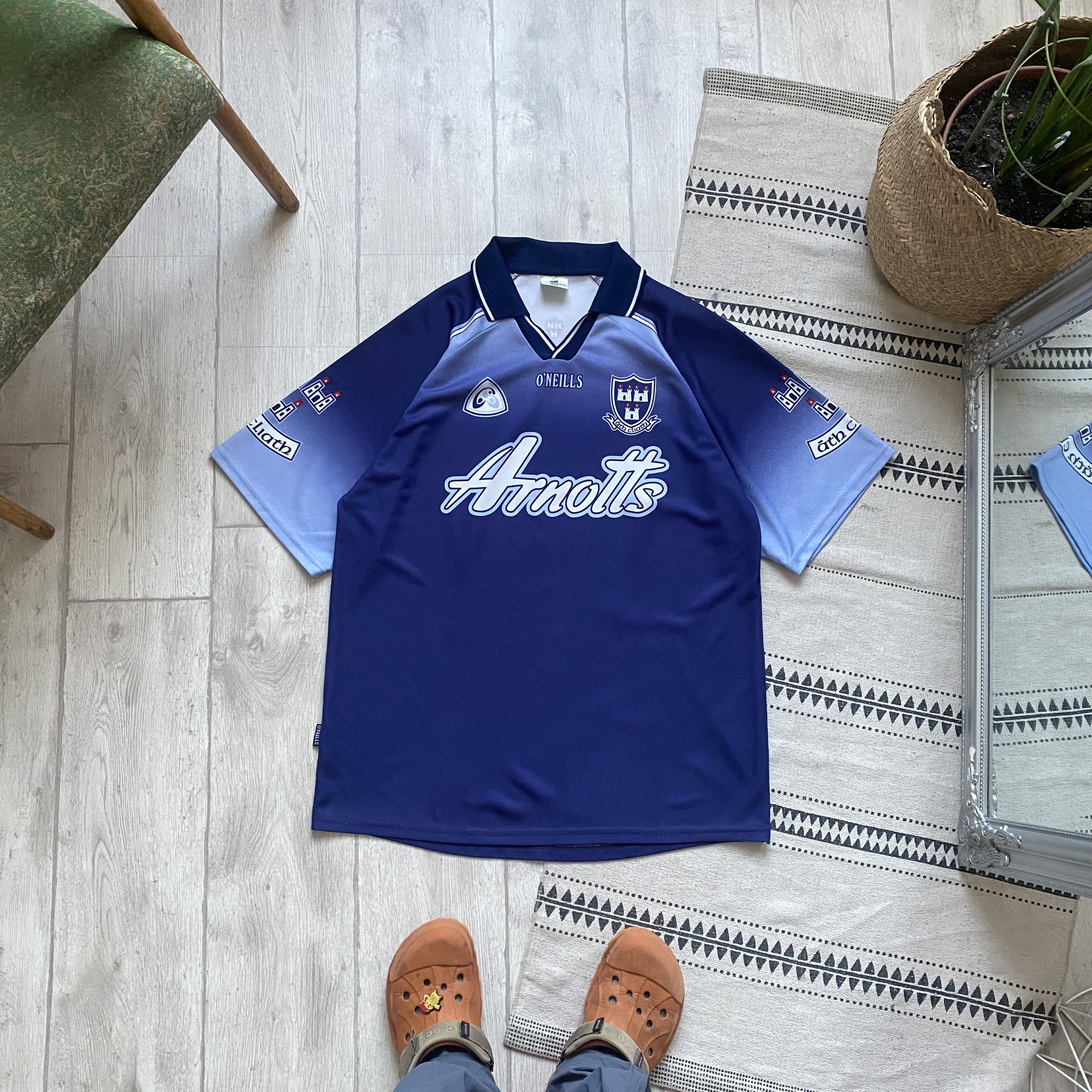 Nike Vintage 90s IRELAND DUBLIN GAA GAELIC Jersey Soccer Rugby Size US XL / EU 56 / 4 - 1 Thumbnail