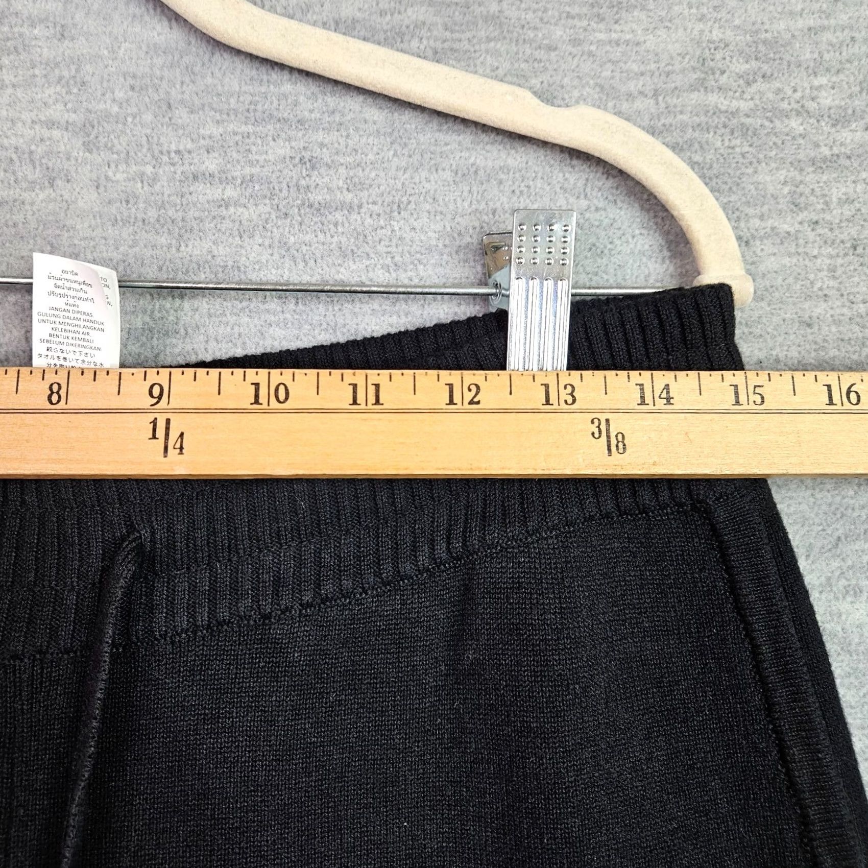 Alo Alo Yoga Pants Women Large Black Straight Leg Stretch Athleisure Lounge Size 36" / US 14 / IT 50 - 6 Thumbnail