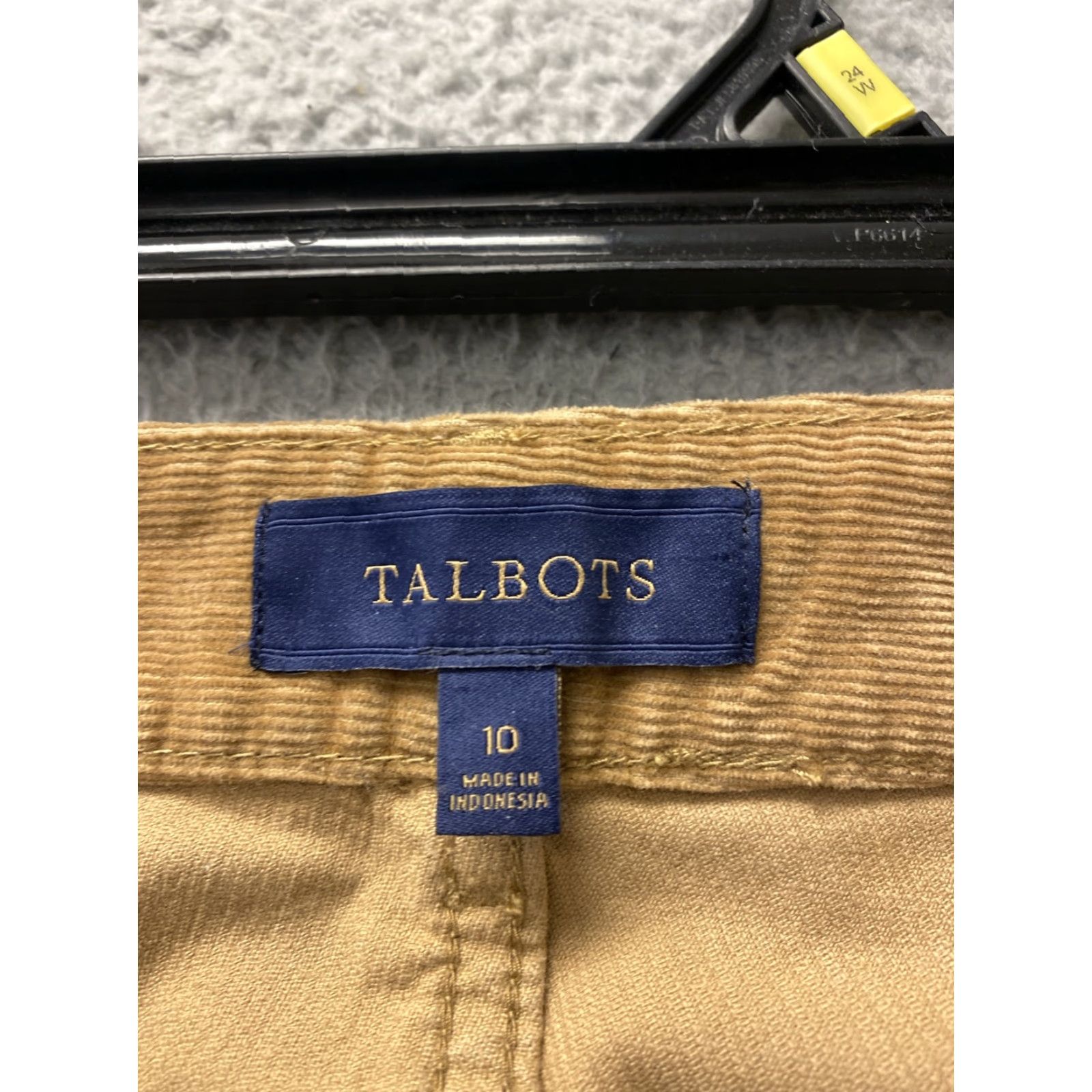 Talbots TALBOTS Womens Pants Pecan Brown Size 10 Corduroy Mid Rise Stretch Regular Size 32" / US 10 / IT 46 - 4 Thumbnail