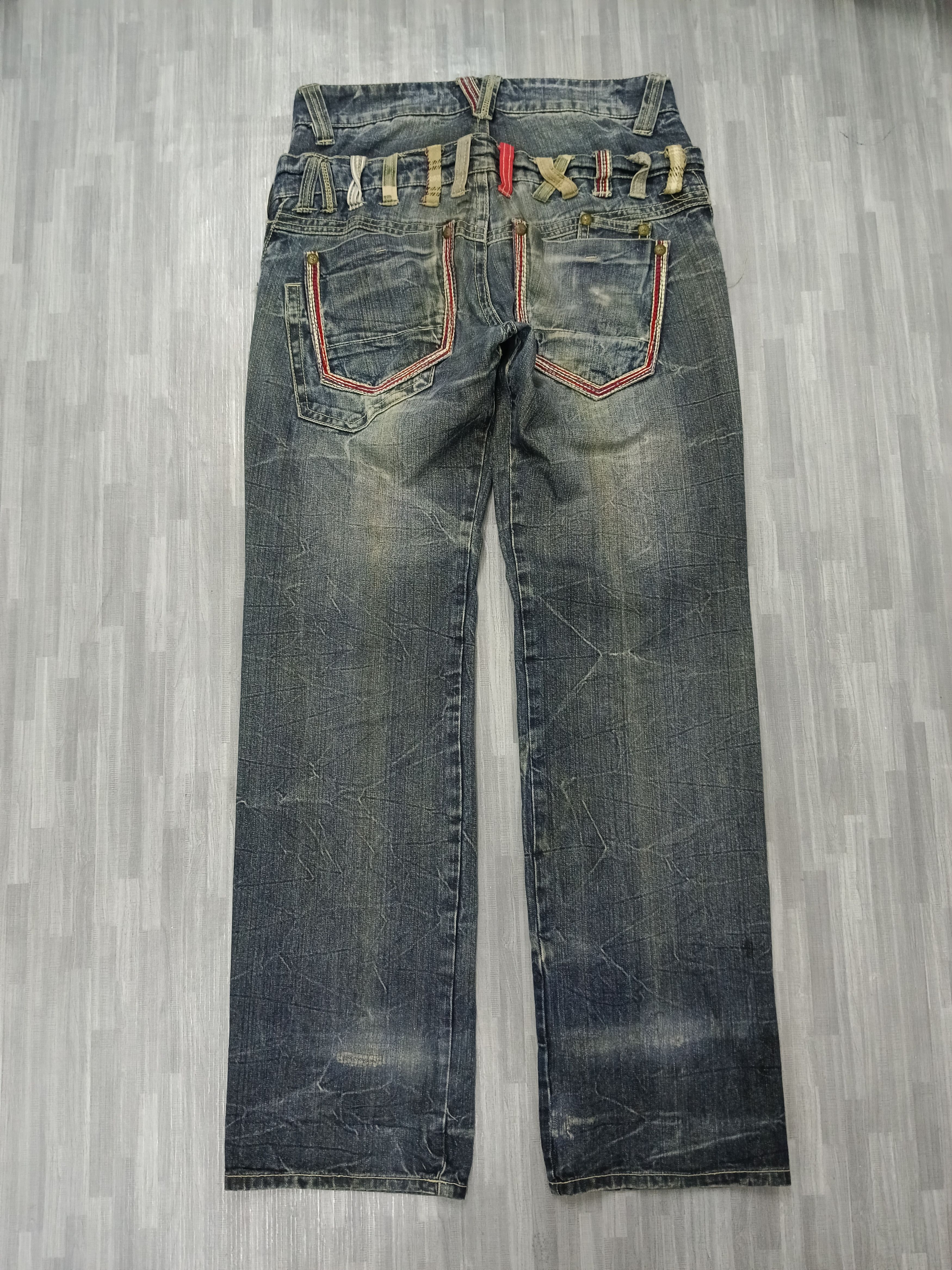 If Six Was Nine × Rusty SiCK RUSTY DOUBE WAIST SORRIDERE DENIM PANTS Size US 30 / EU 46 - 3 Thumbnail