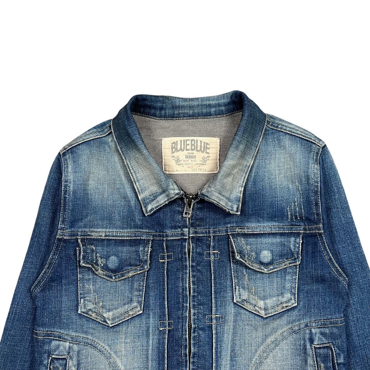 Blue Blue Japan Blue Blue Cropped Denim Jacket Size US XS / EU 42 / 0 - 3 Thumbnail