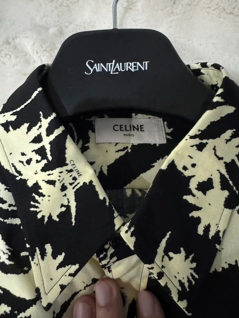 Celine Celine size 38 Coconut logo shirt Size US M / EU 48-50 / 2 - 5 Thumbnail