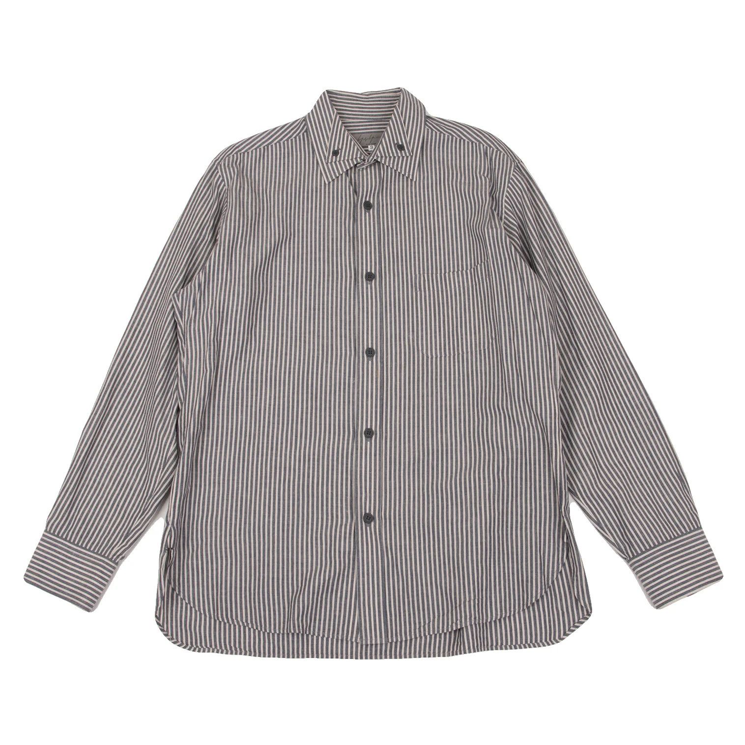 Yohji Yamamoto Yohji Yamamoto Cotton Linen Stripe Shirt Size US M / EU 48-50 / 2 - 1 Thumbnail