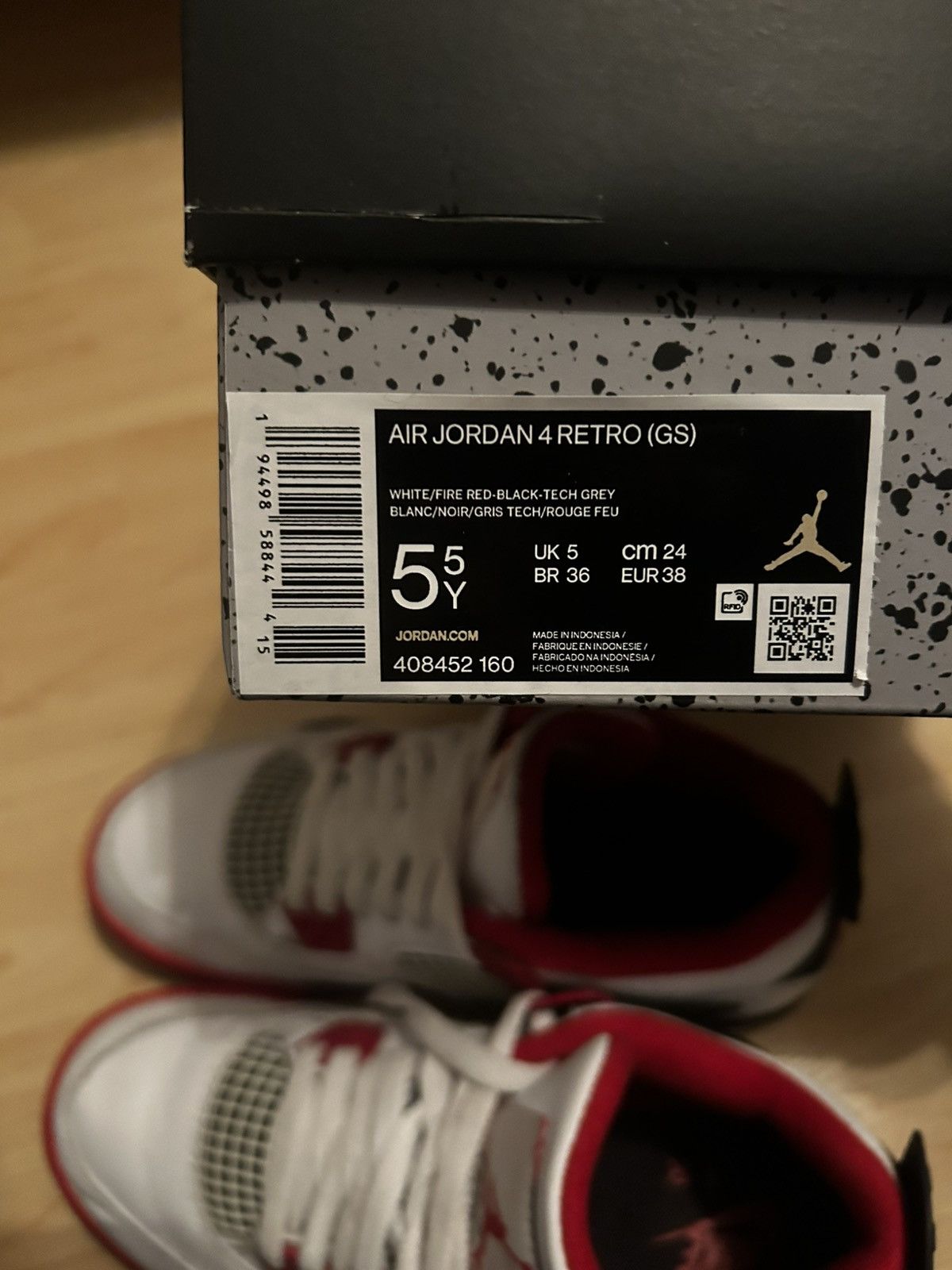 Nike Jordan 5 fire red Size US 7.5 / IT 37.5 - 6 Thumbnail