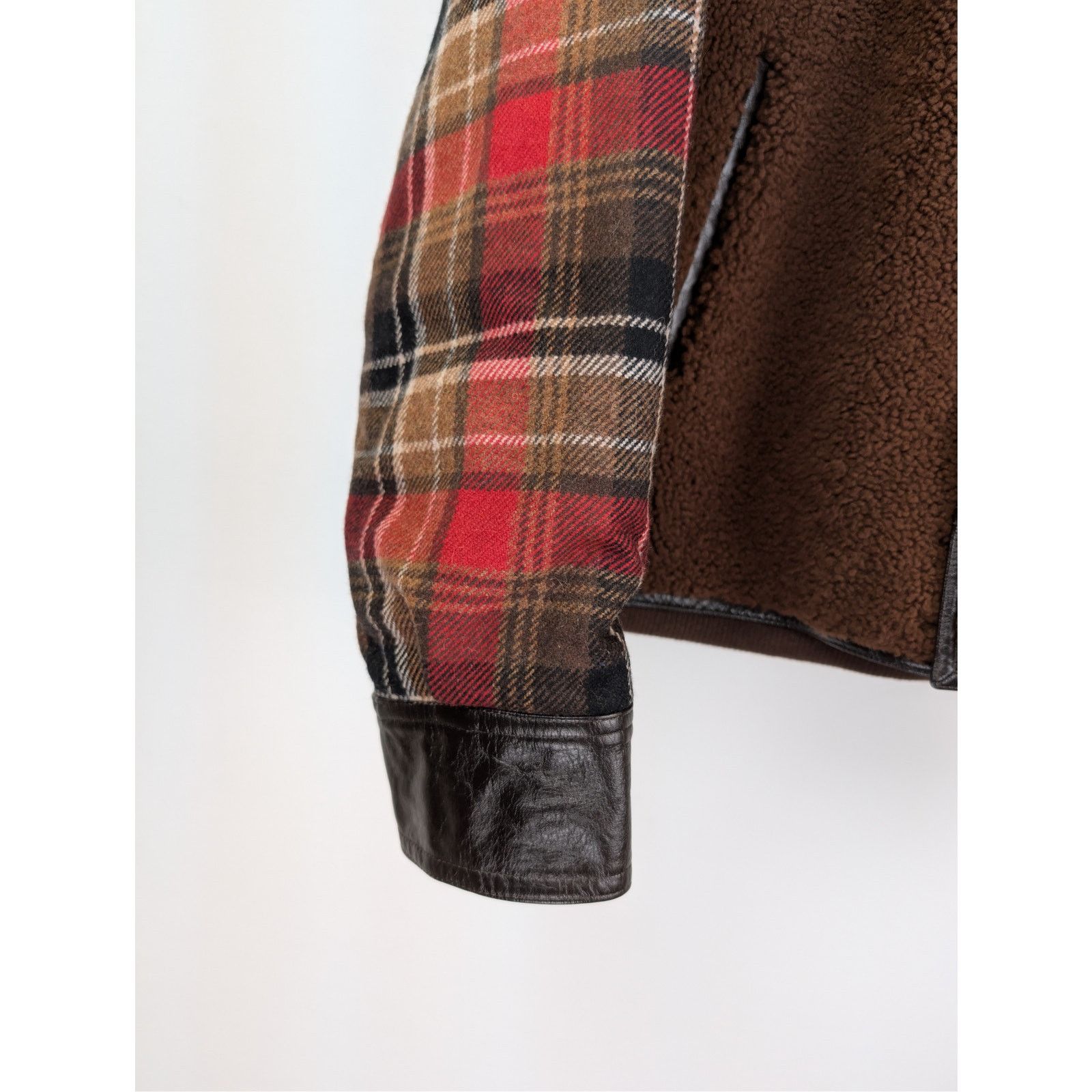 Gucci o1rshd1 Reversible Soft Calf Jacket in Dark Brown/Mix Size US L / EU 52-54 / 3 - 6 Thumbnail