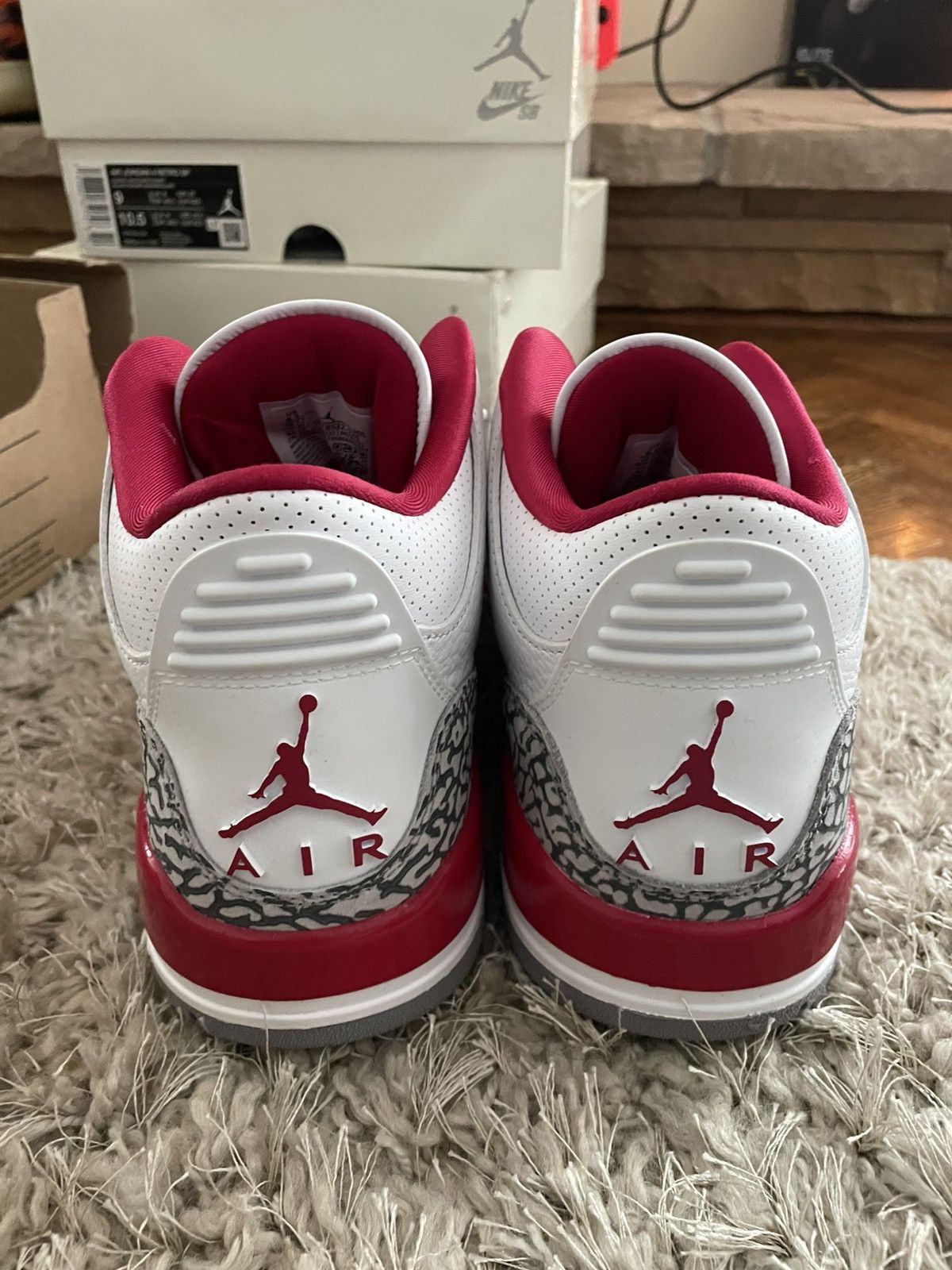 Jordan Brand Jordan 3 Cardinal Size US 8.5 / EU 41-42 - 6 Thumbnail