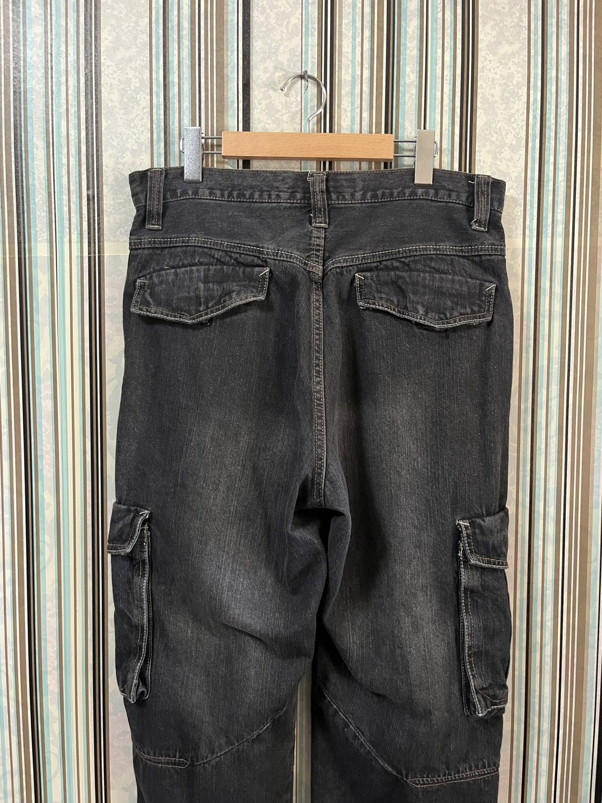 Japanese Brand 1990s JACK SERIKA craft artist baggy jeans #B2 Size US 32 / EU 48 - 4 Thumbnail