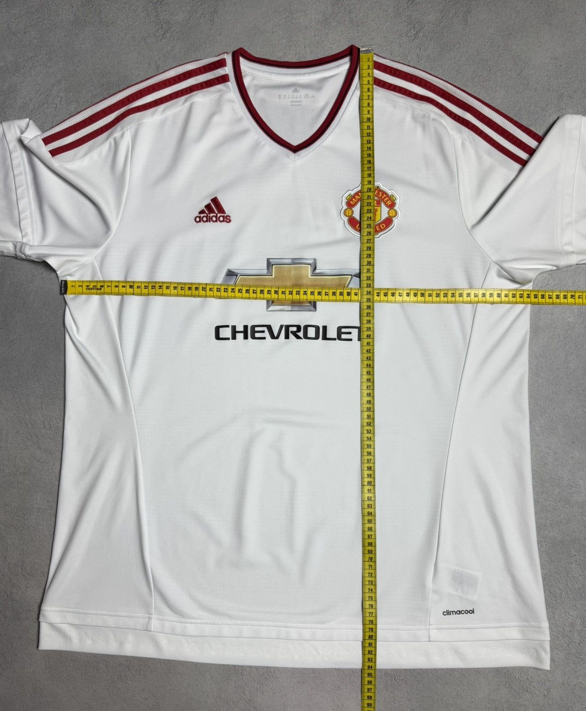 Adidas Manchester United 2015 2016 Away Shirt Soccer Jersey Adidas Size US XXL / EU 58 / 5 - 13 Thumbnail