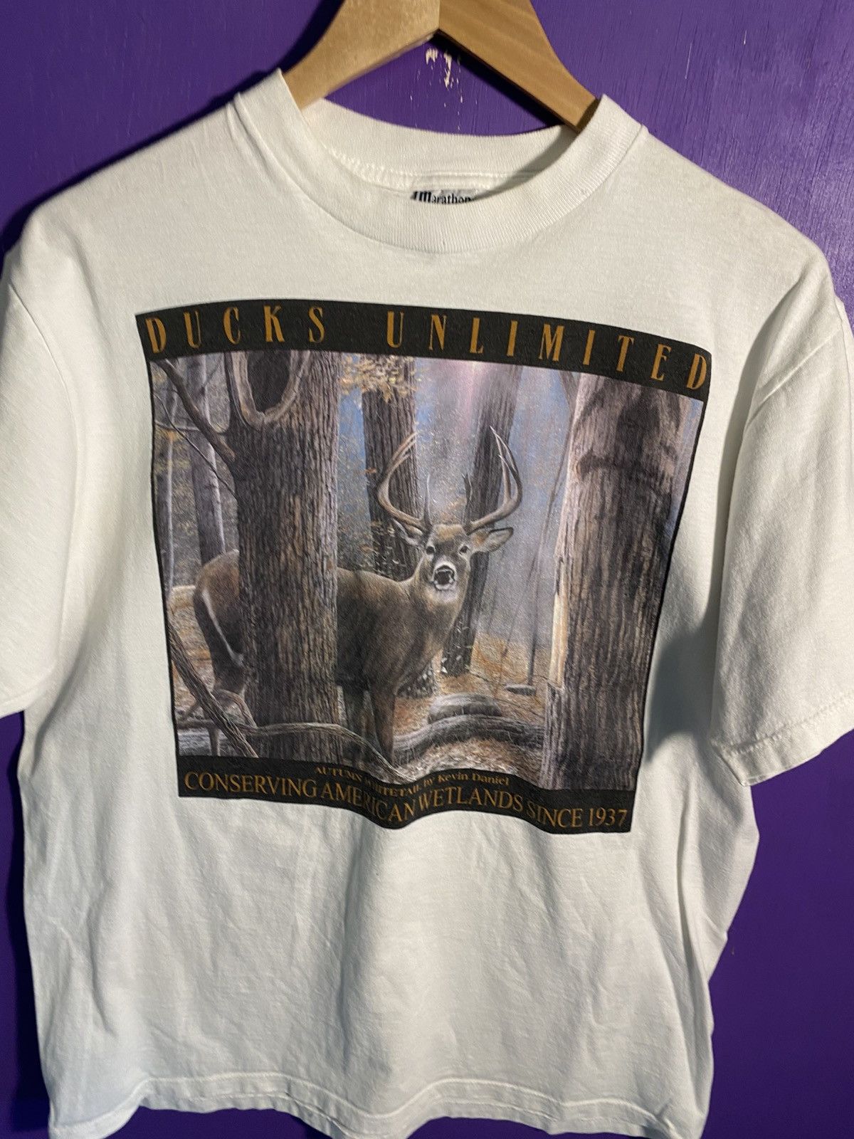 Other Vintage 90s Ducks unlimited deer forest nature tee Size US L / EU 52-54 / 3 - 3 Thumbnail