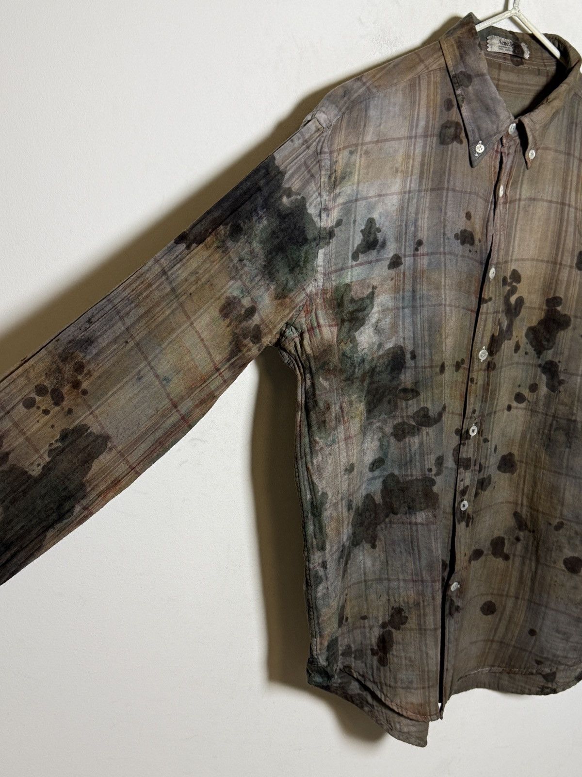 Acne Studios acne studios 1of1 dyed painters shirt Size US M / EU 48-50 / 2 - 6 Thumbnail