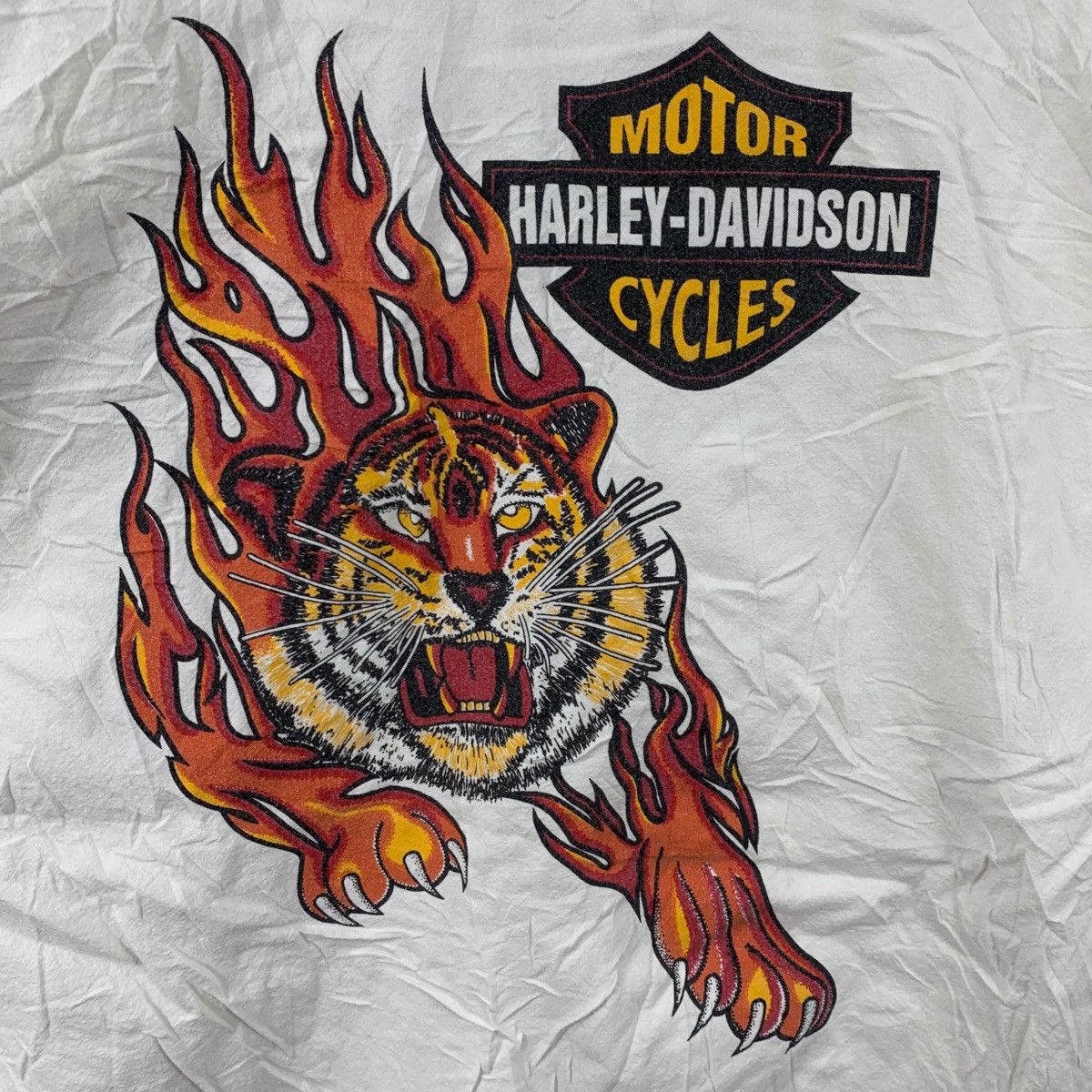 Harley Davidson Vintage HARLEY DAVIDSON MOTORCYCLE Belize Tiger Size US XL / EU 56 / 4 - 2 Thumbnail