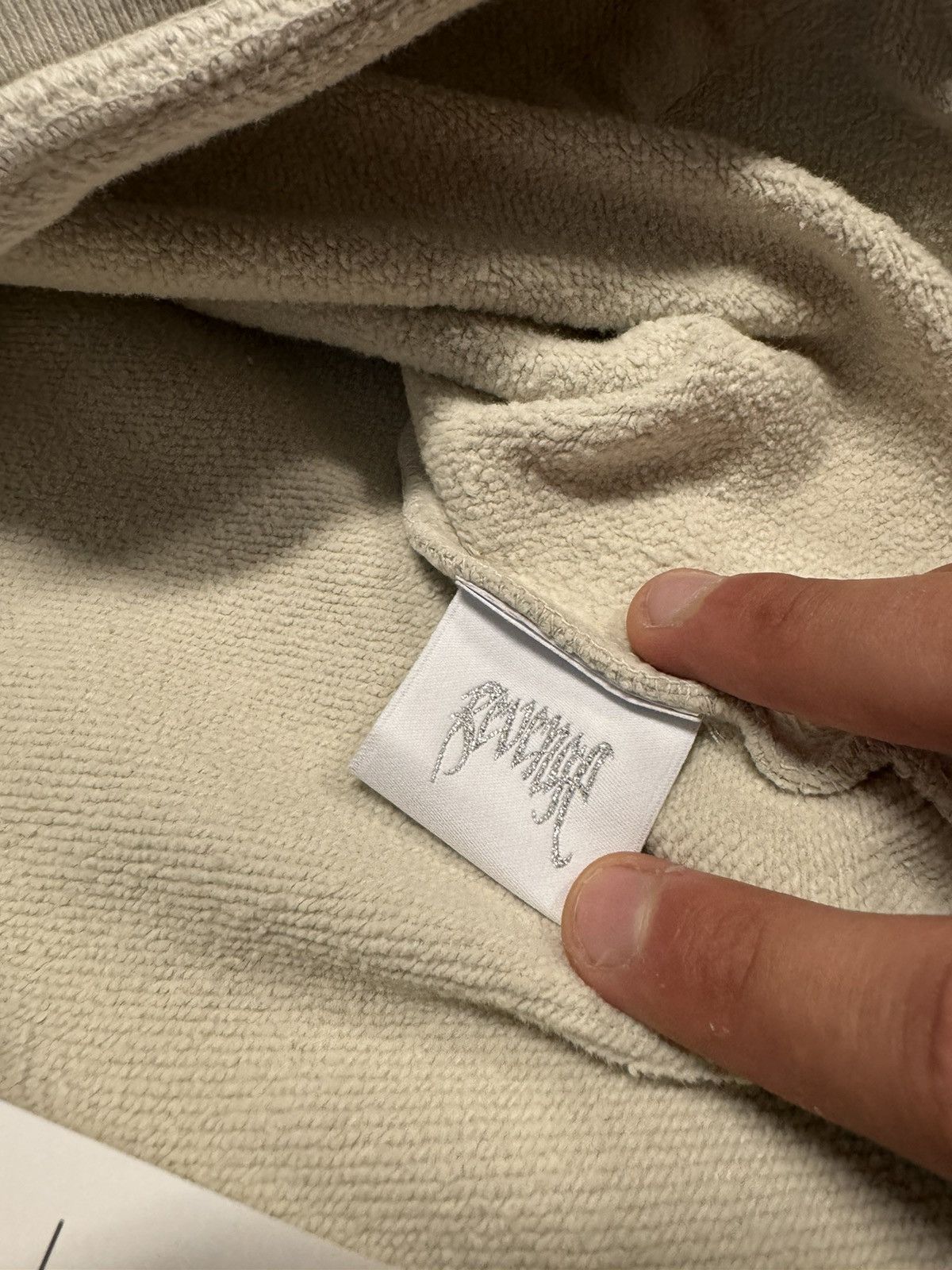 Revenge Revenge Black Embroidered Basic Hoodie Cement Size US L / EU 52-54 / 3 - 6 Thumbnail