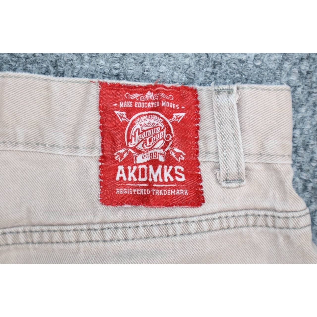 Vintage Vintage AKDMKS Baggy Denim Shorts Men’s 34 Brown Embroidered Size US 34 / EU 50 - 5 Thumbnail