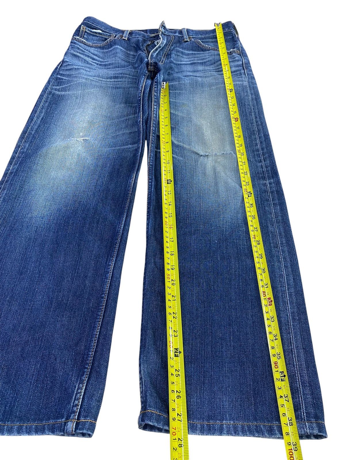 Levi's Levi’s 703 Whiskers Ripped Style Loose Jeans Size US 32 / EU 48 - 7 Thumbnail