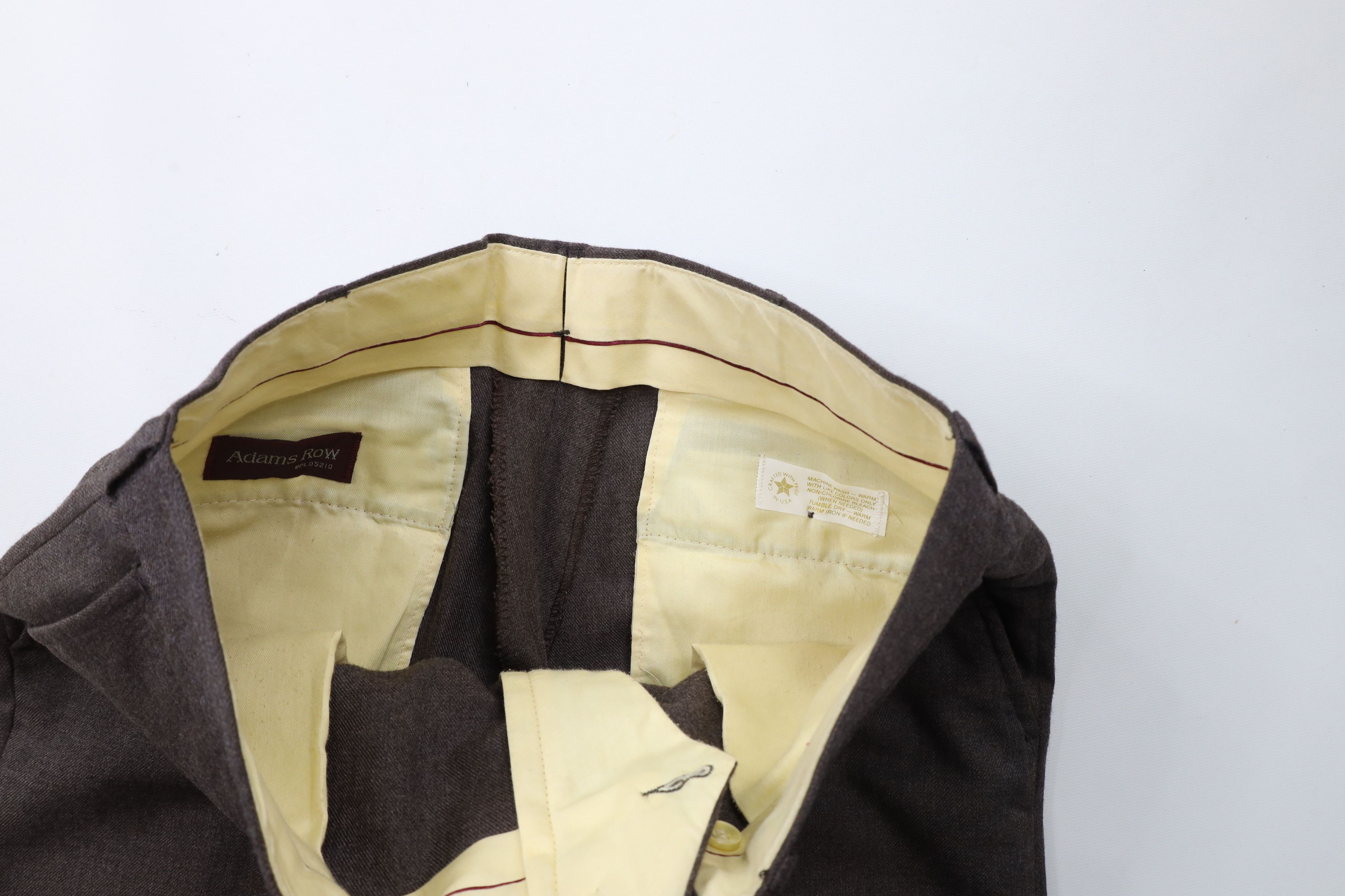 Vintage Vintage 70s Streetwear Flared Wide Leg Chino Pants Brown USA Size US 32 / EU 48 - 7 Thumbnail
