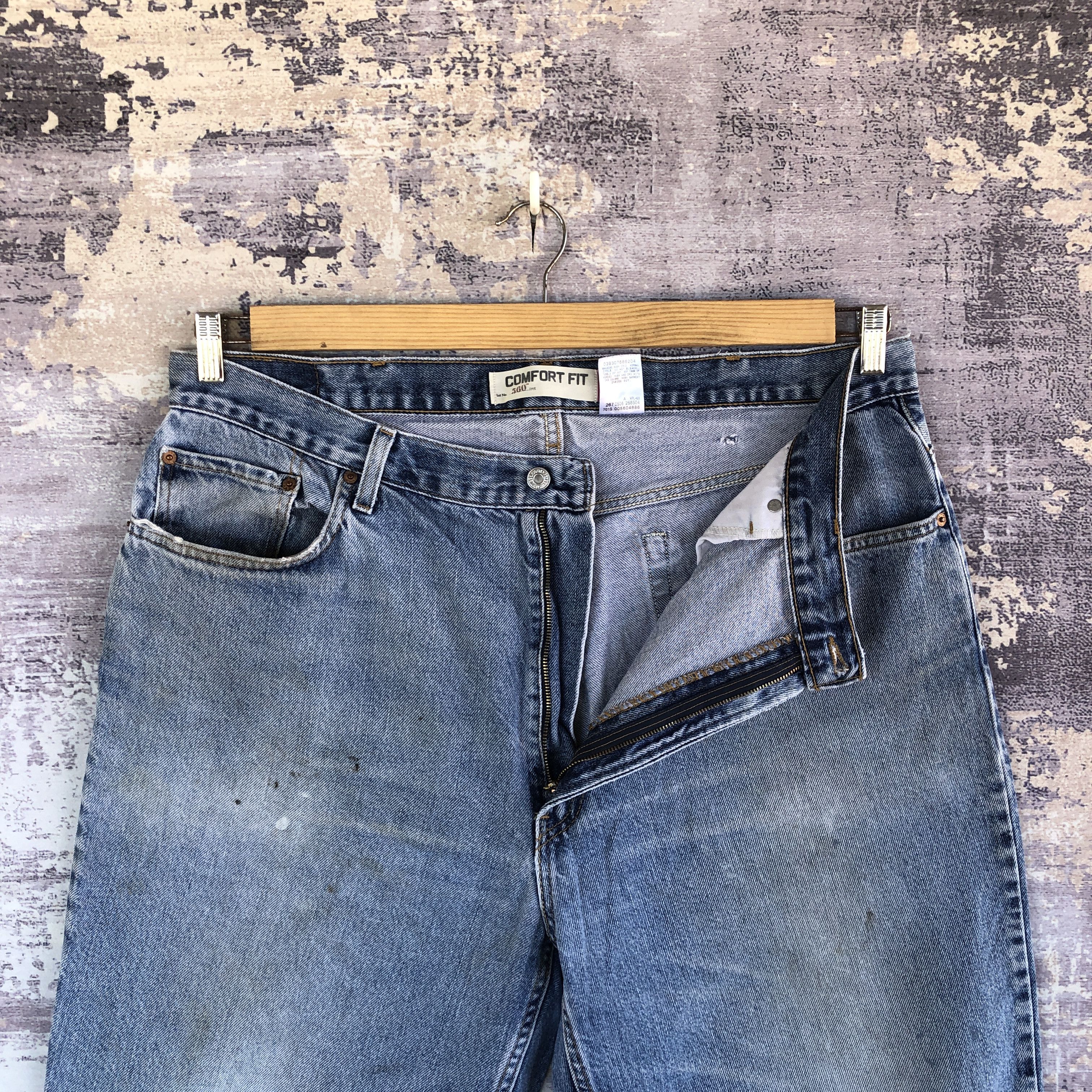 Levi's Vintage Y2K Levis 560 Light Wash Jeans Levi's Faded Denim Size US 40 / EU 56 - 6 Thumbnail