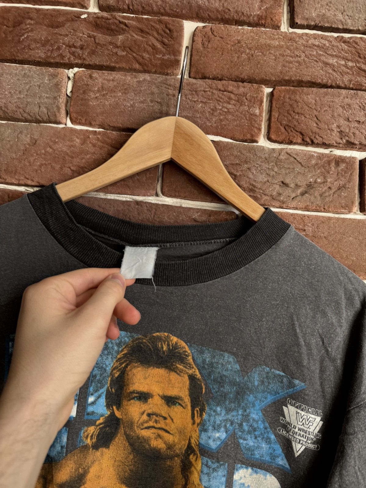 Vintage 1992 Lex Luger Vintage 90s Rare Wrestling Tee WWF WWE Size US L / EU 52-54 / 3 - 7 Thumbnail