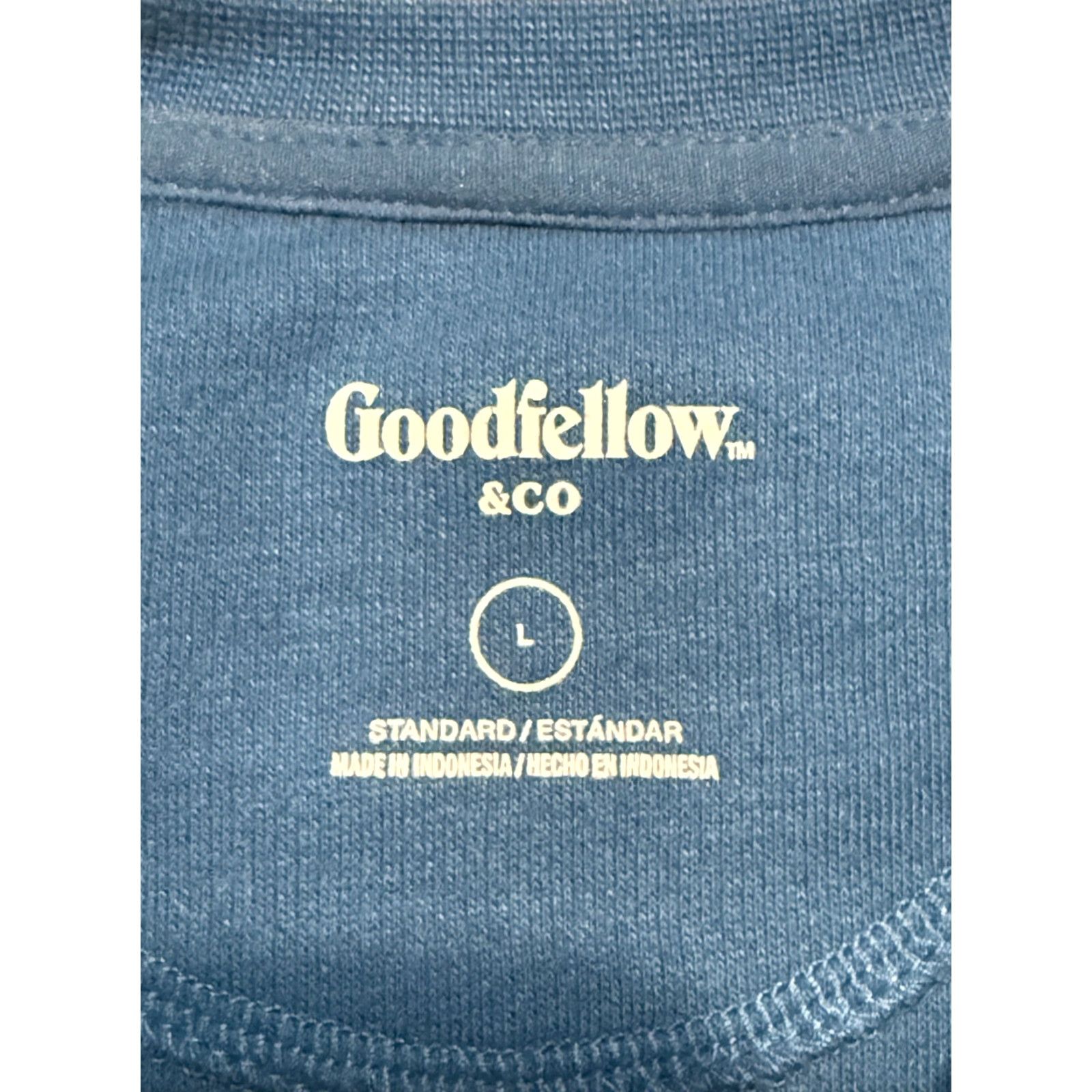 Vintage Goodfellow & Co. Sweater Mens Large Blue Crewneck Pullover Size US L / EU 52-54 / 3 - 5 Thumbnail