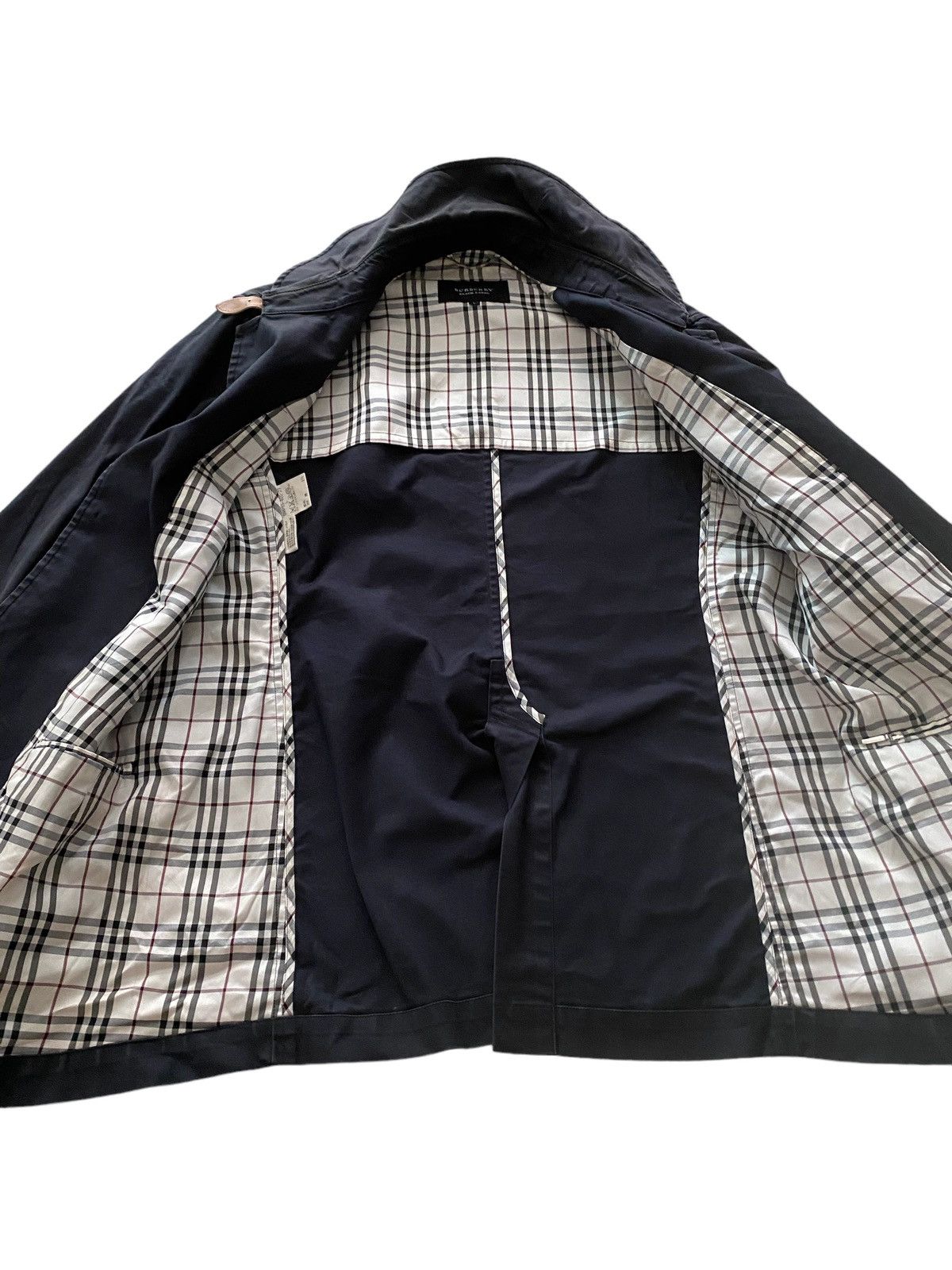 Burberry × Vintage Vintage BURBERRY LOGO Jacket Silver Button Punk design rare Size US L / EU 52-54 / 3 - 11 Thumbnail