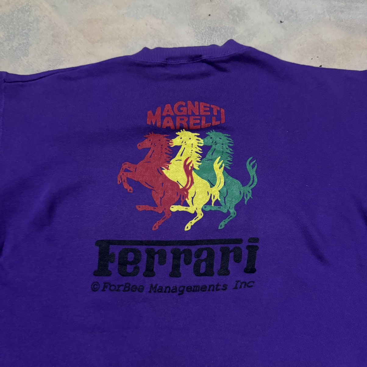 Ferrari Vintage Ferrari Big Logo Sweatshirt Size US S / EU 44-46 / 1 - 3 Thumbnail