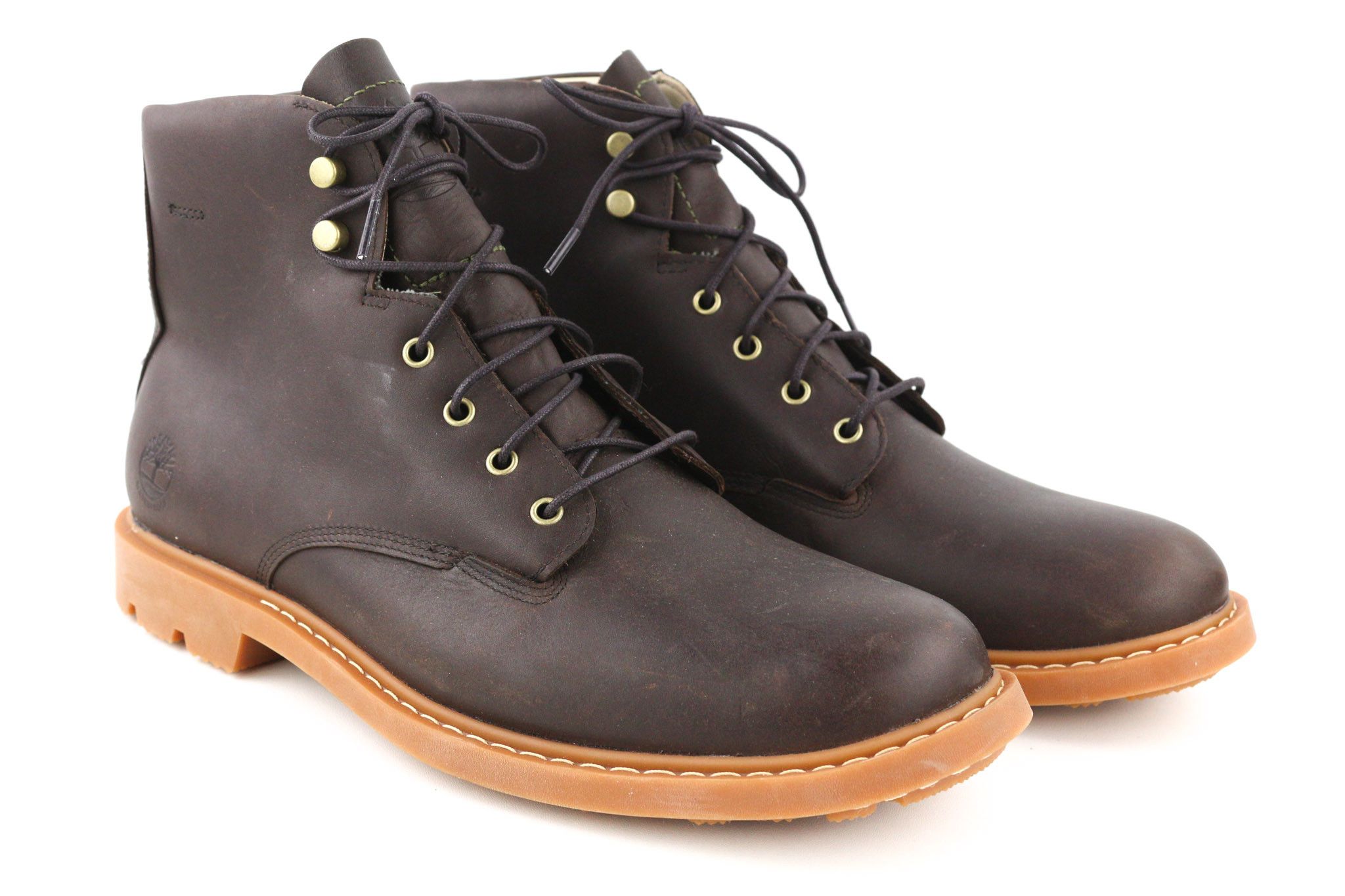 Timberland AFHP-A5050 EU43.5 Dark Brown Leather High Top Shoes 80566 Size US 10.5 / EU 43-44 - 1 Thumbnail